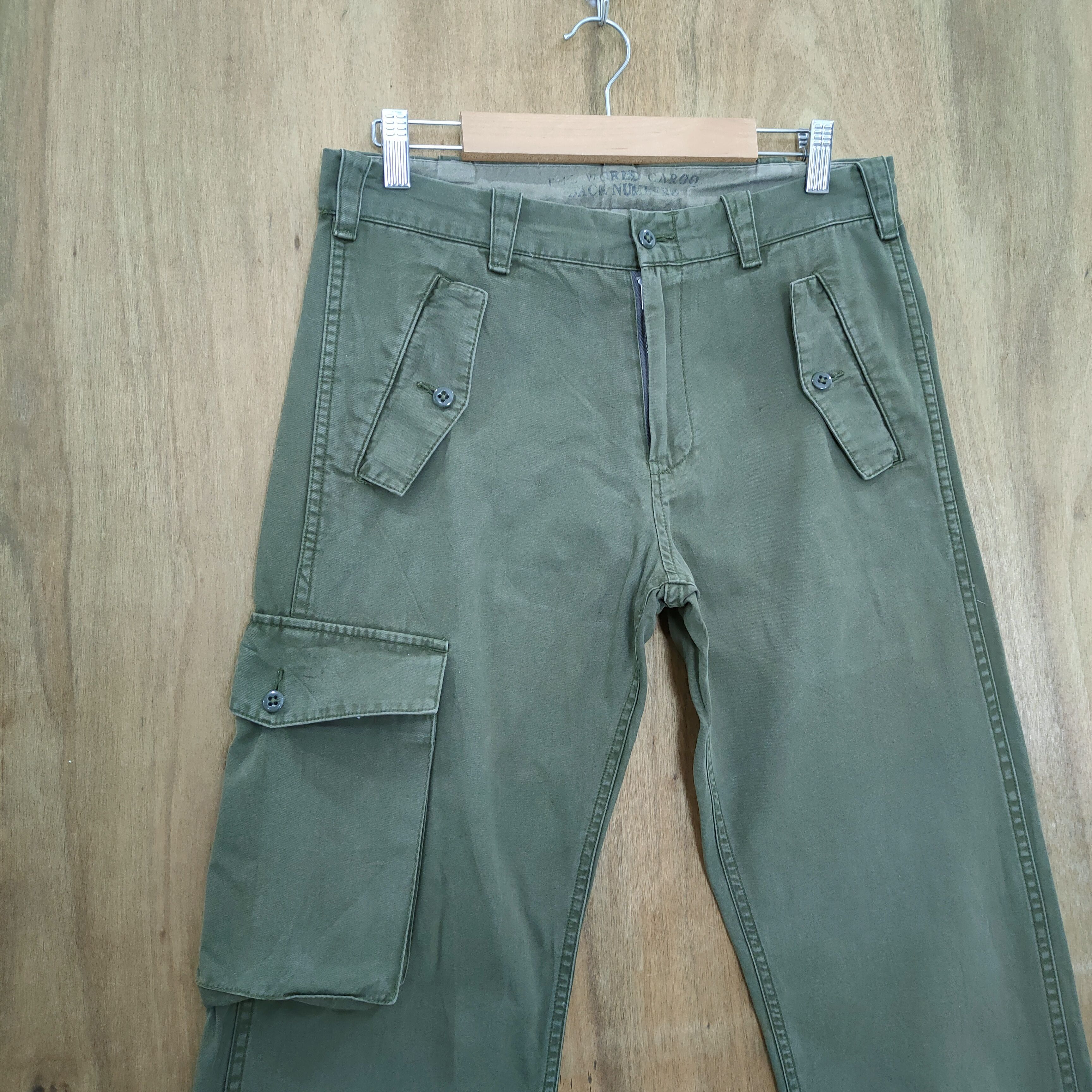 Japanese Brand VINTAGE JAPANESE BRAND FADED CARGO PANTS Size US 30 / EU 46 - 4 Thumbnail