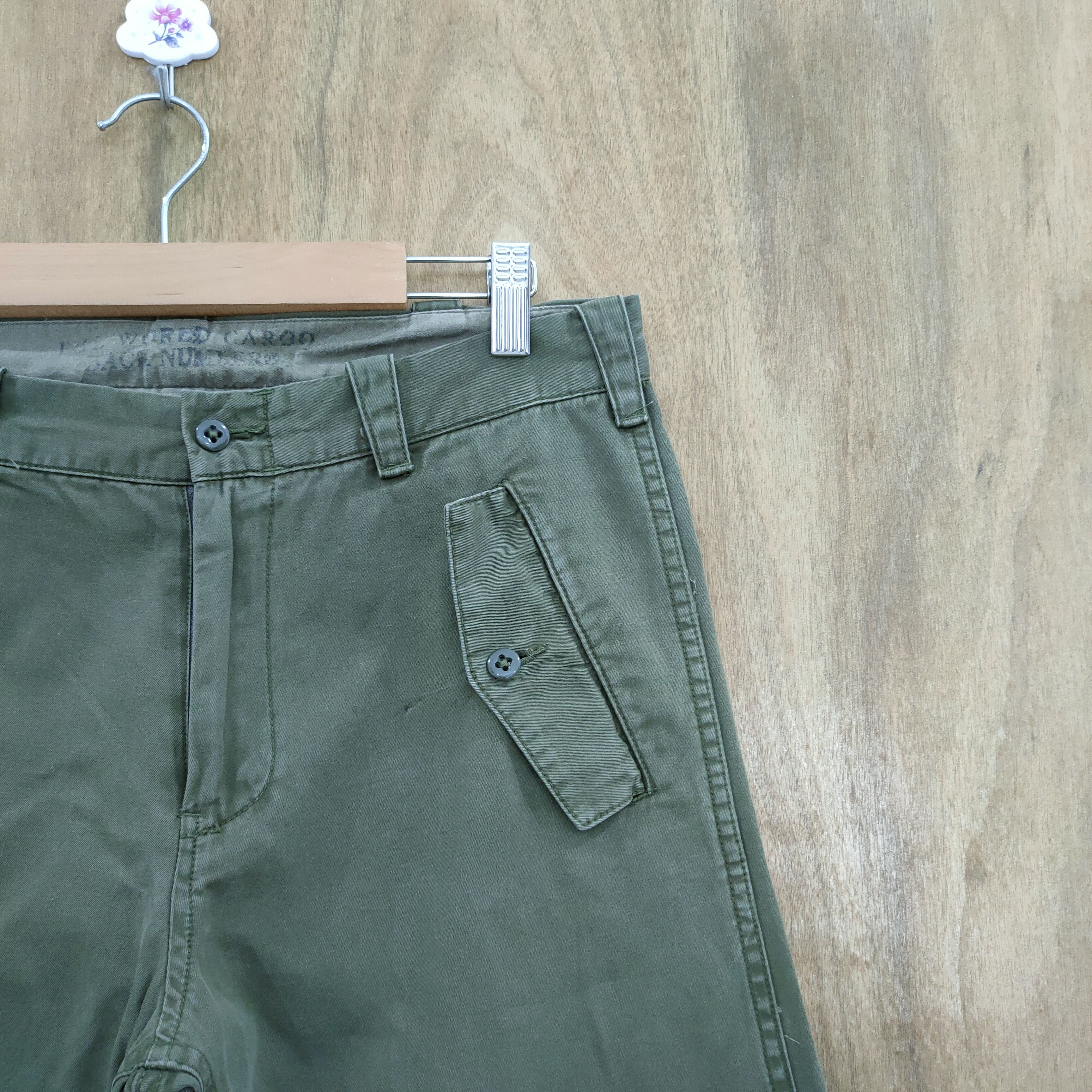 Japanese Brand VINTAGE JAPANESE BRAND FADED CARGO PANTS Size US 30 / EU 46 - 6 Thumbnail