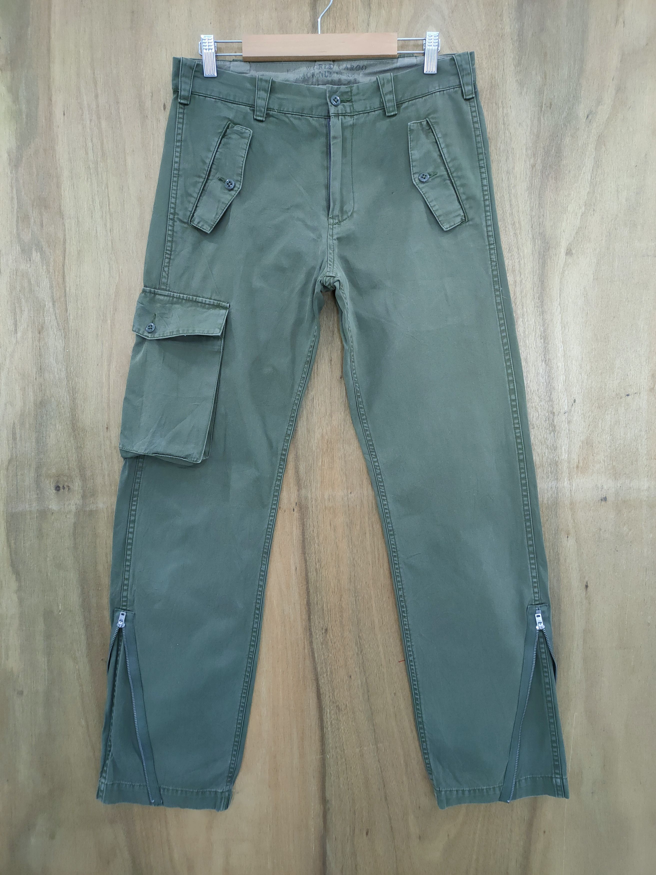 Japanese Brand VINTAGE JAPANESE BRAND FADED CARGO PANTS Size US 30 / EU 46 - 1 Thumbnail