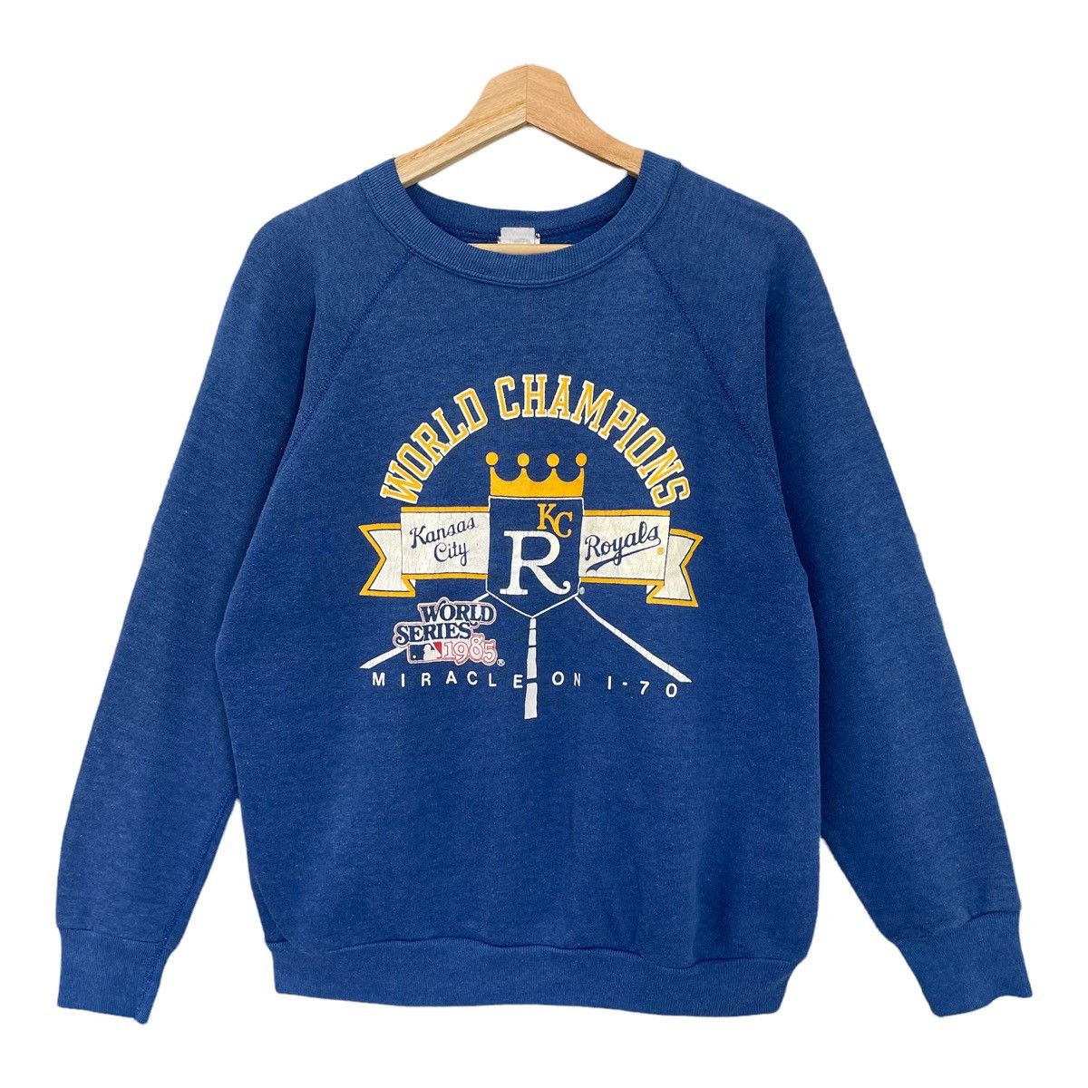 Salem Sportswear Vintage 90s MLB Kansas City Royals Crewneck Sweatshirt Size US M / EU 48-50 / 2 - 3 Thumbnail