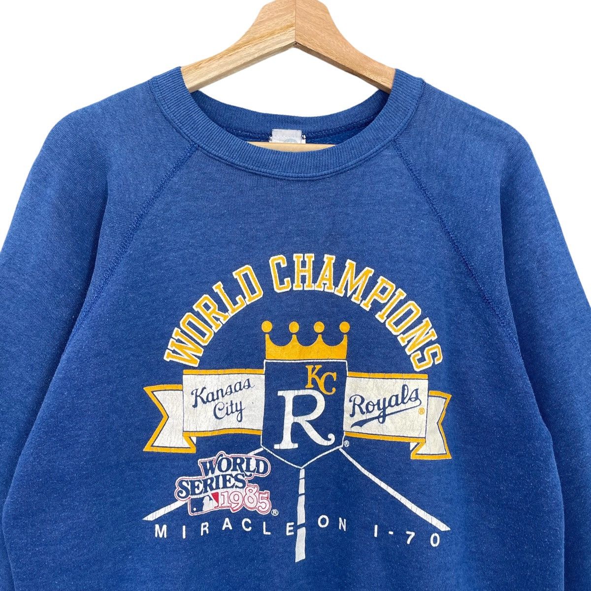 Salem Sportswear Vintage 90s MLB Kansas City Royals Crewneck Sweatshirt Size US M / EU 48-50 / 2 - 4 Thumbnail
