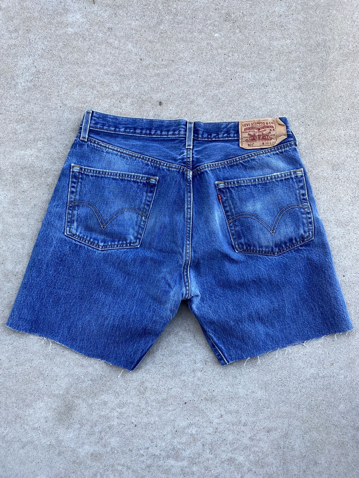 Levi's × Levi's Vintage Clothing × Vintage Vintage Levi’s 501 Jean shorts Jorts Size US 36 / EU 52 - 4 Thumbnail