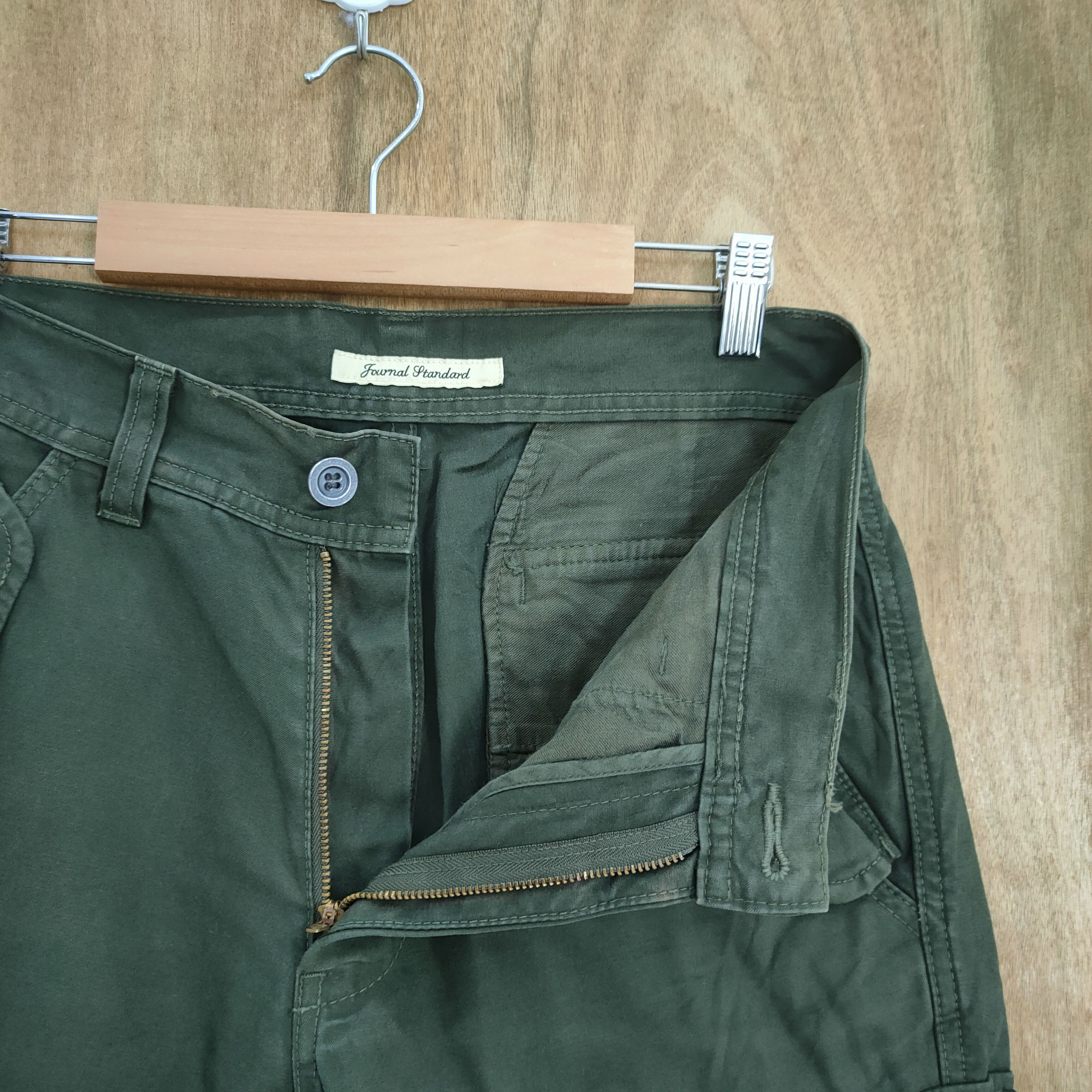 Japanese Brand VINTAGE JOURNAL GREEN CARGO PANTS Size US 30 / EU 46 - 8 Thumbnail