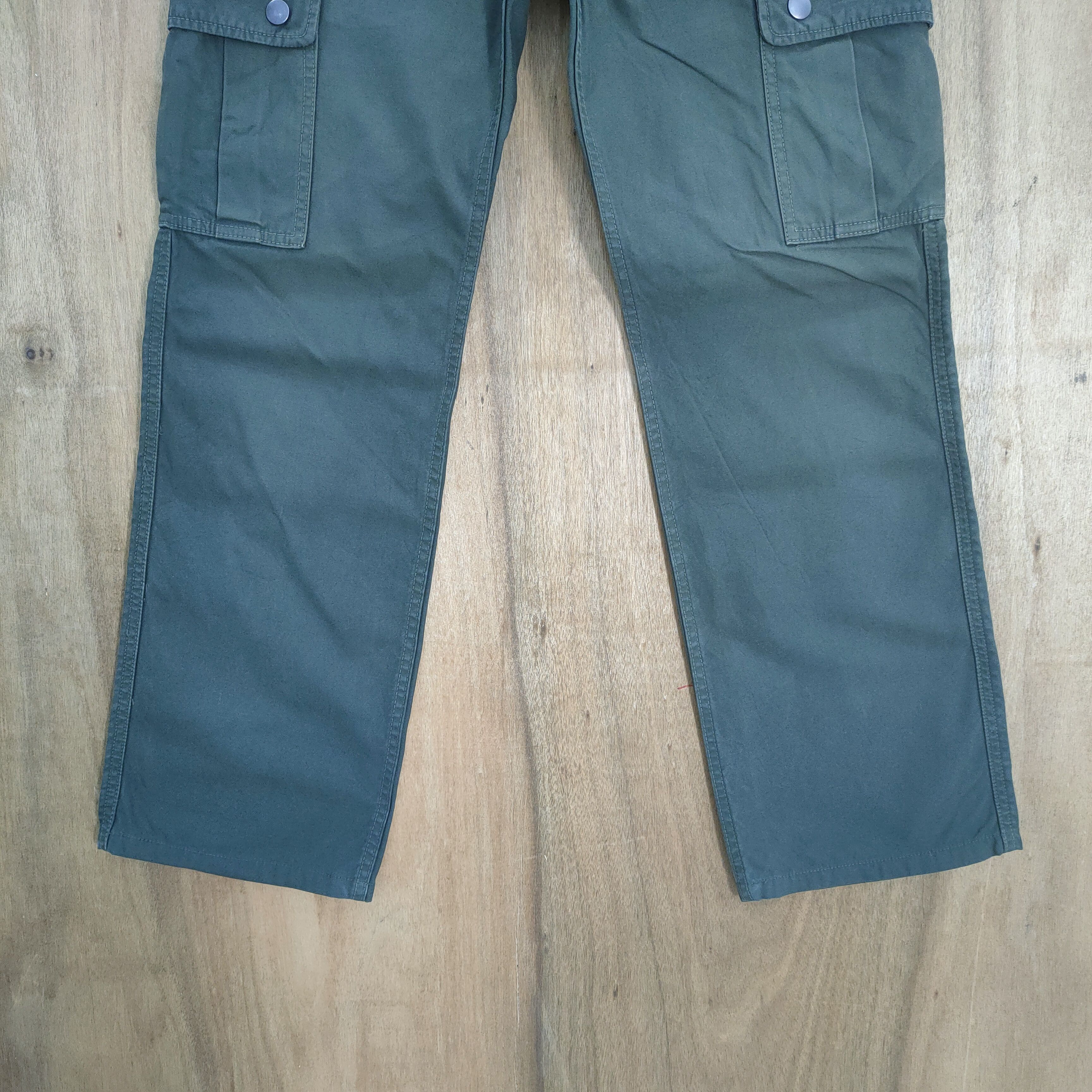 Japanese Brand VINTAGE JOURNAL GREEN CARGO PANTS Size US 30 / EU 46 - 3 Thumbnail