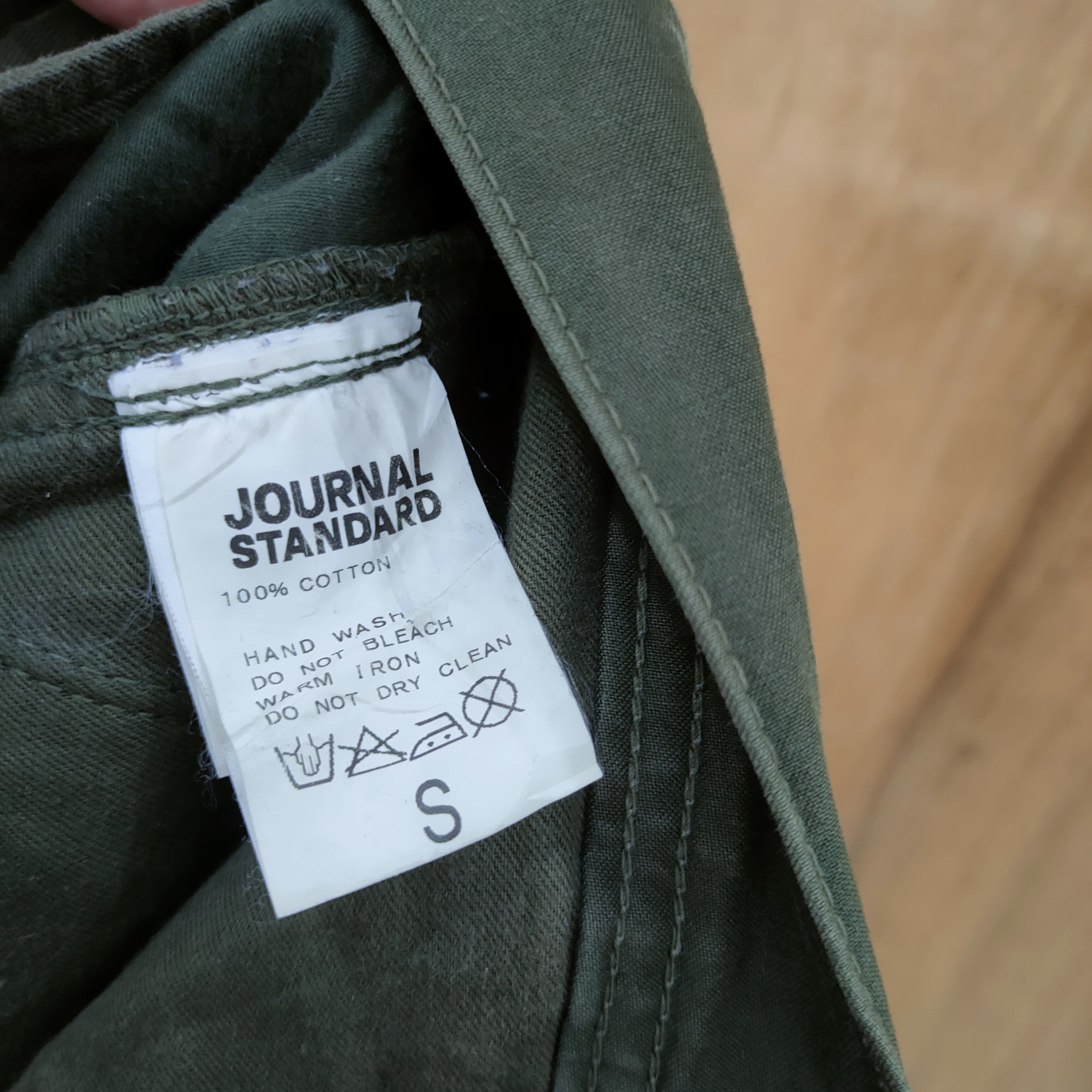 Japanese Brand VINTAGE JOURNAL GREEN CARGO PANTS Size US 30 / EU 46 - 9 Thumbnail