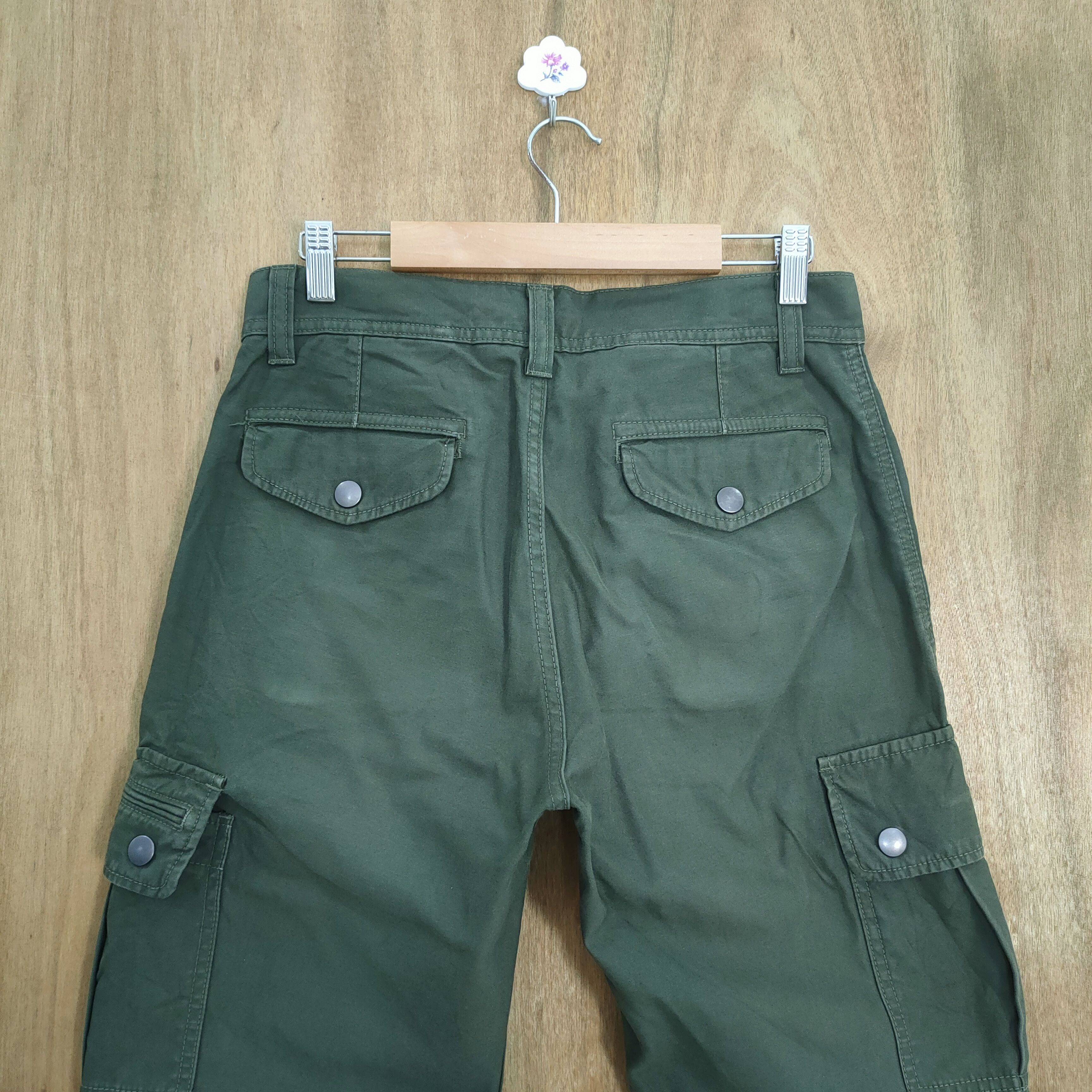 Japanese Brand VINTAGE JOURNAL GREEN CARGO PANTS Size US 30 / EU 46 - 7 Thumbnail