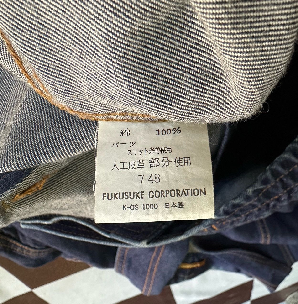 Lancel Lancel Paris big logo shawl collar blue denim jacket Size US L / EU 52-54 / 3 - 12 Thumbnail
