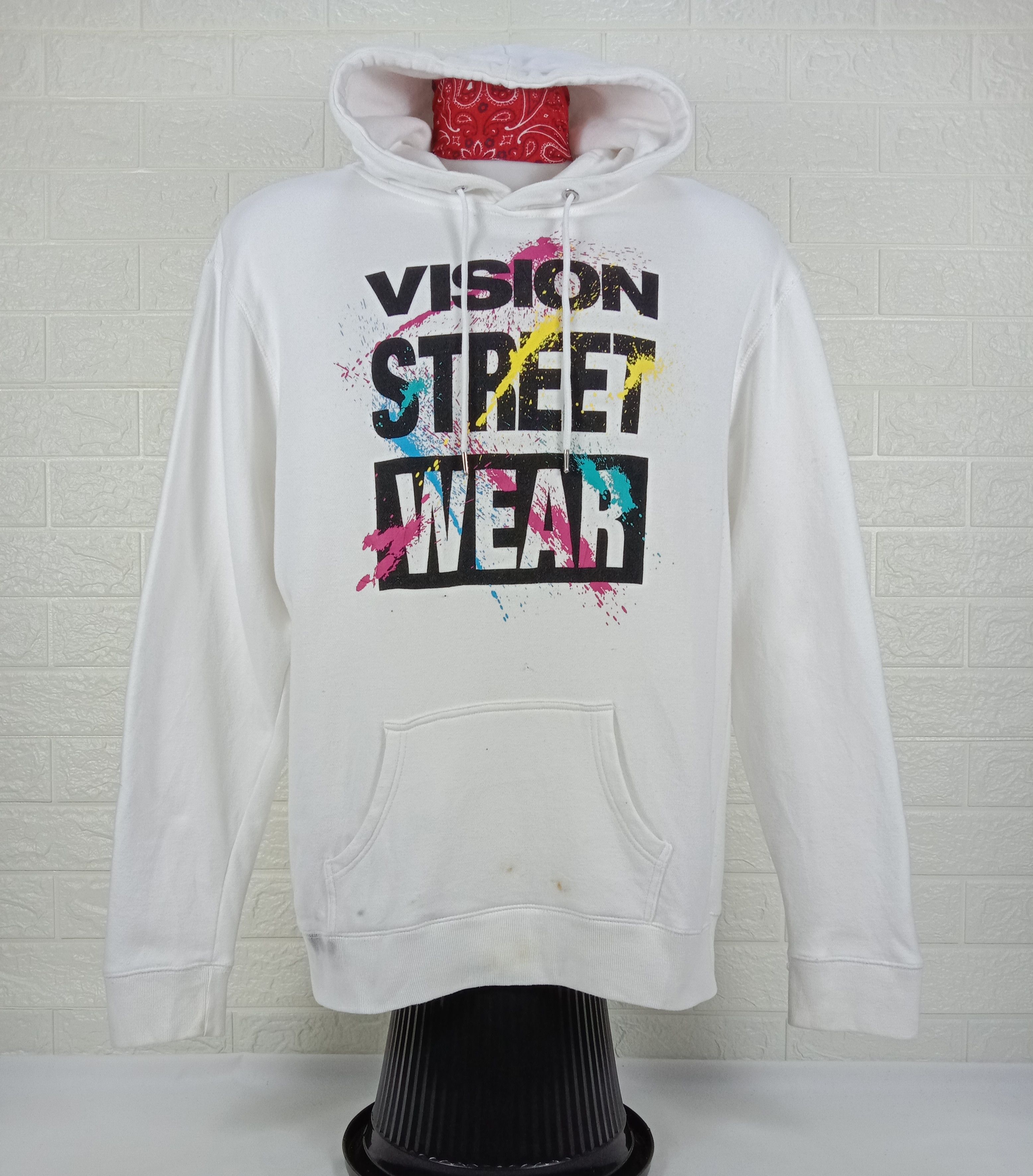 Vision Streetwear Vintage Vision Streetwear Paint Splatter Hoodie Sweatshirt Size US L / EU 52-54 / 3 - 1 Thumbnail