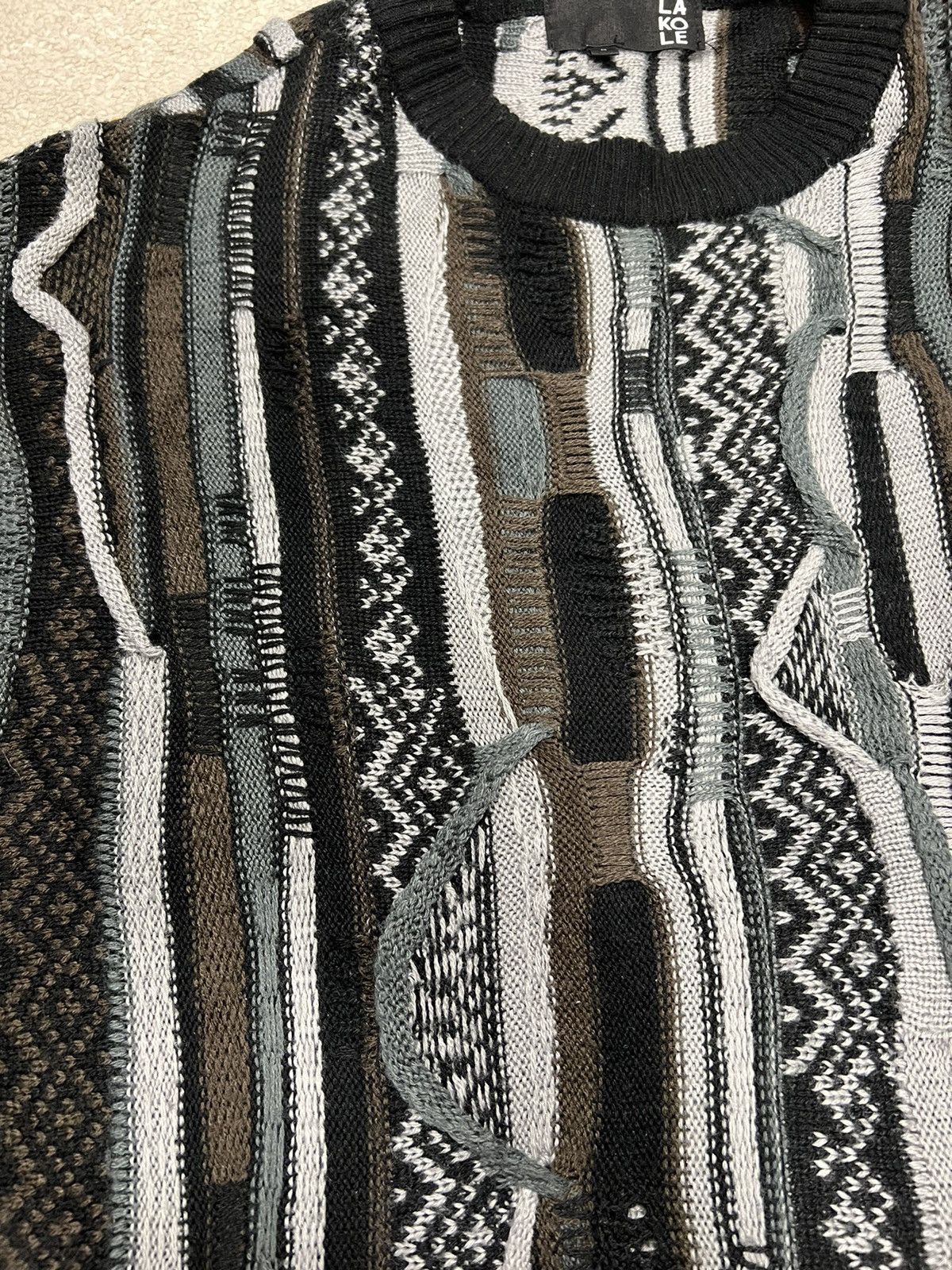 Coogi × Japanese Brand Lakole coogi inspire knit sweatshirt Size US M / EU 48-50 / 2 - 3 Thumbnail