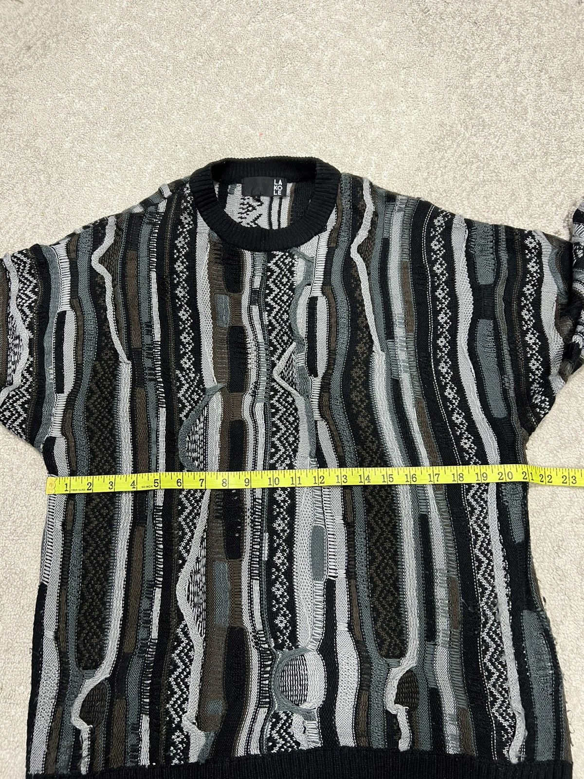 Coogi × Japanese Brand Lakole coogi inspire knit sweatshirt Size US M / EU 48-50 / 2 - 9 Thumbnail