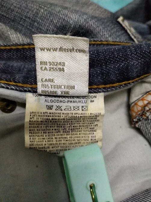 Diesel DIESEL JEANS BIG BACK LOGO Size US 34 / EU 50 - 16 Thumbnail