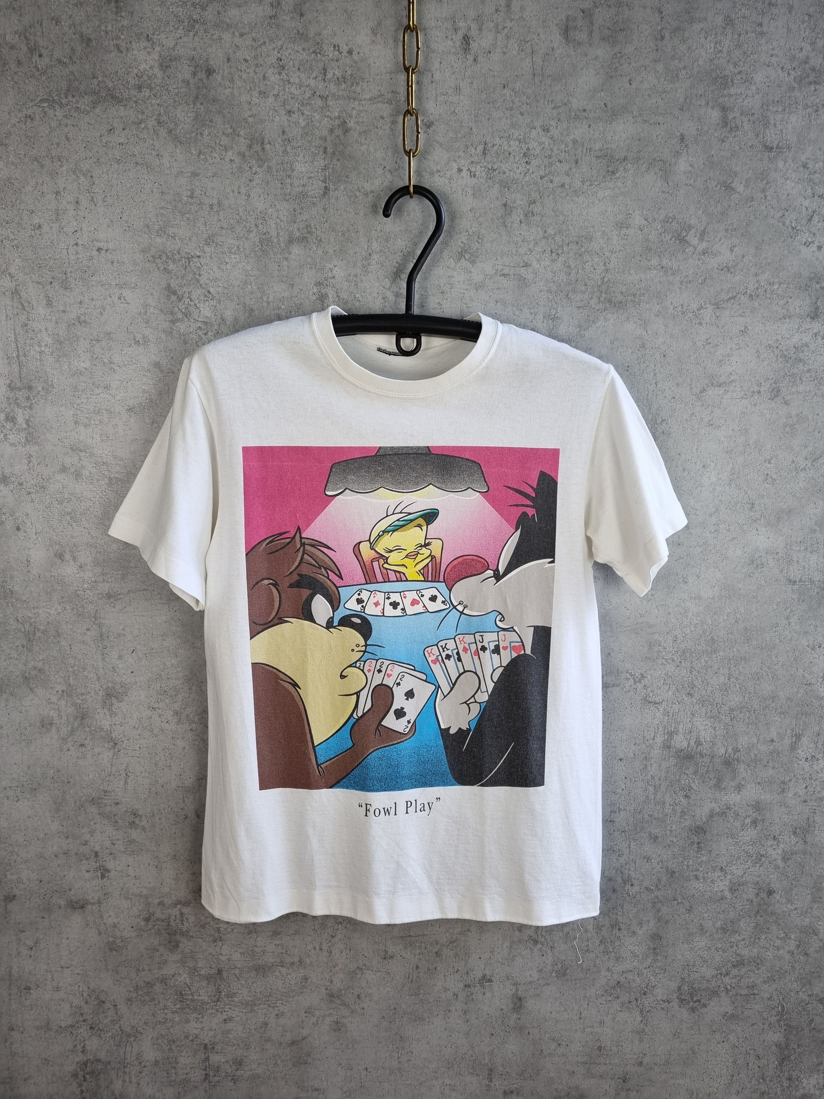 Cartoon Network × Vintage × Warner Bros Single stitch 90s LOONEY TUNES Tweety TAZ Tee shirt Size US M / EU 48-50 / 2 - 1 Thumbnail