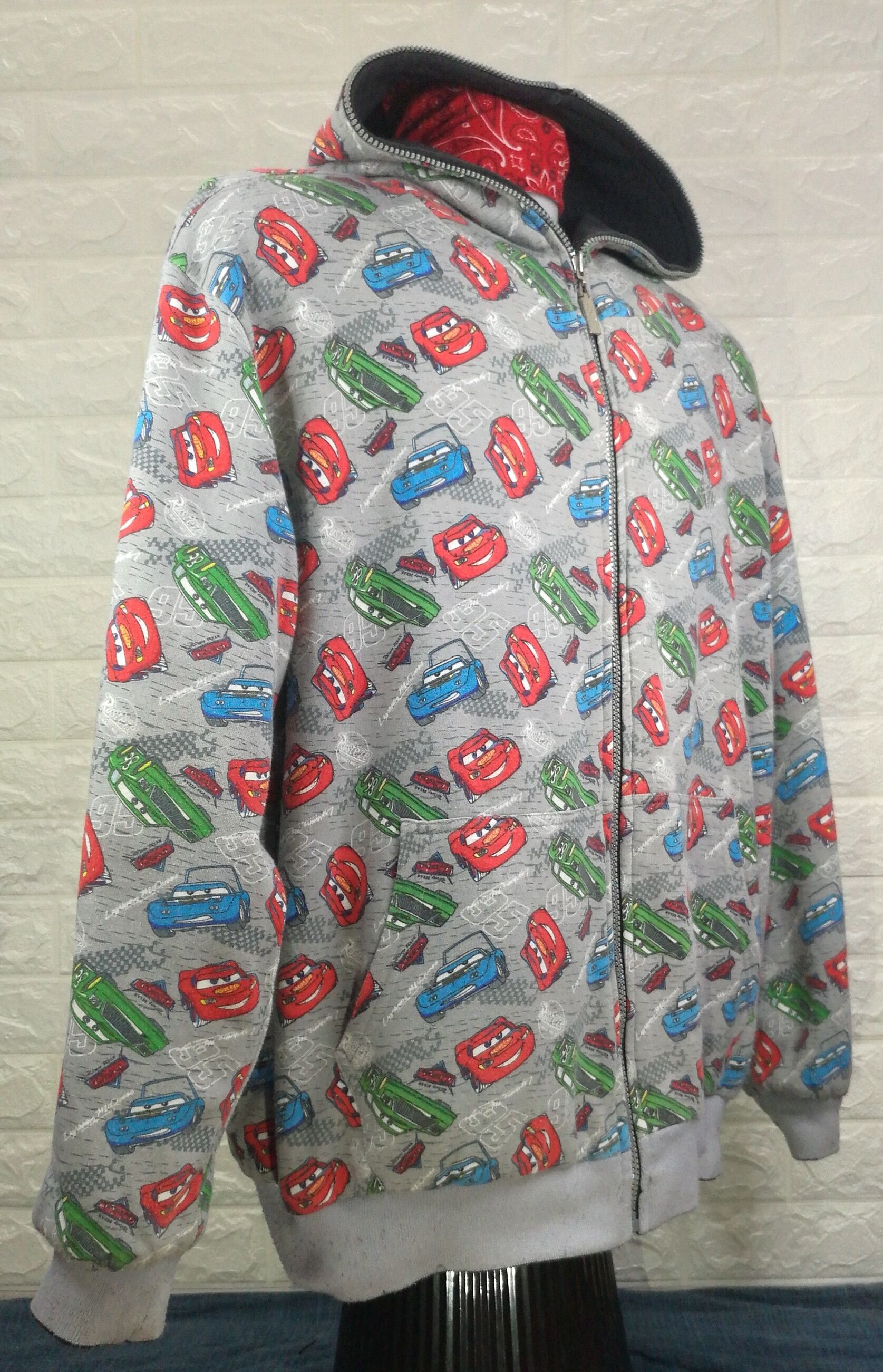 Cartoon Network Vintage Disney Pixar Car Reversible Hoodie Sweatshirts Size US XL / EU 56 / 4 - 3 Thumbnail