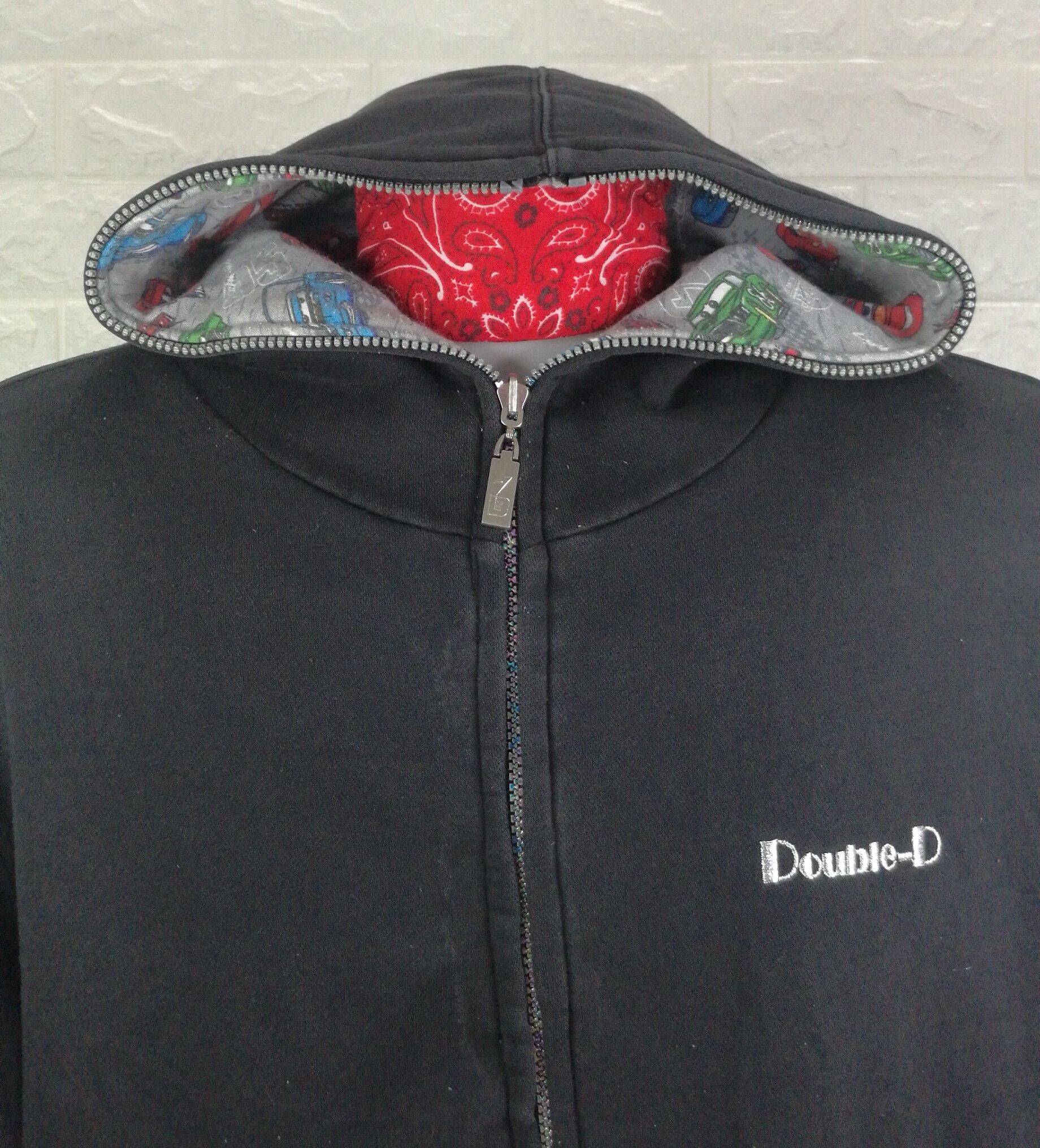 Cartoon Network Vintage Disney Pixar Car Reversible Hoodie Sweatshirts Size US XL / EU 56 / 4 - 14 Thumbnail