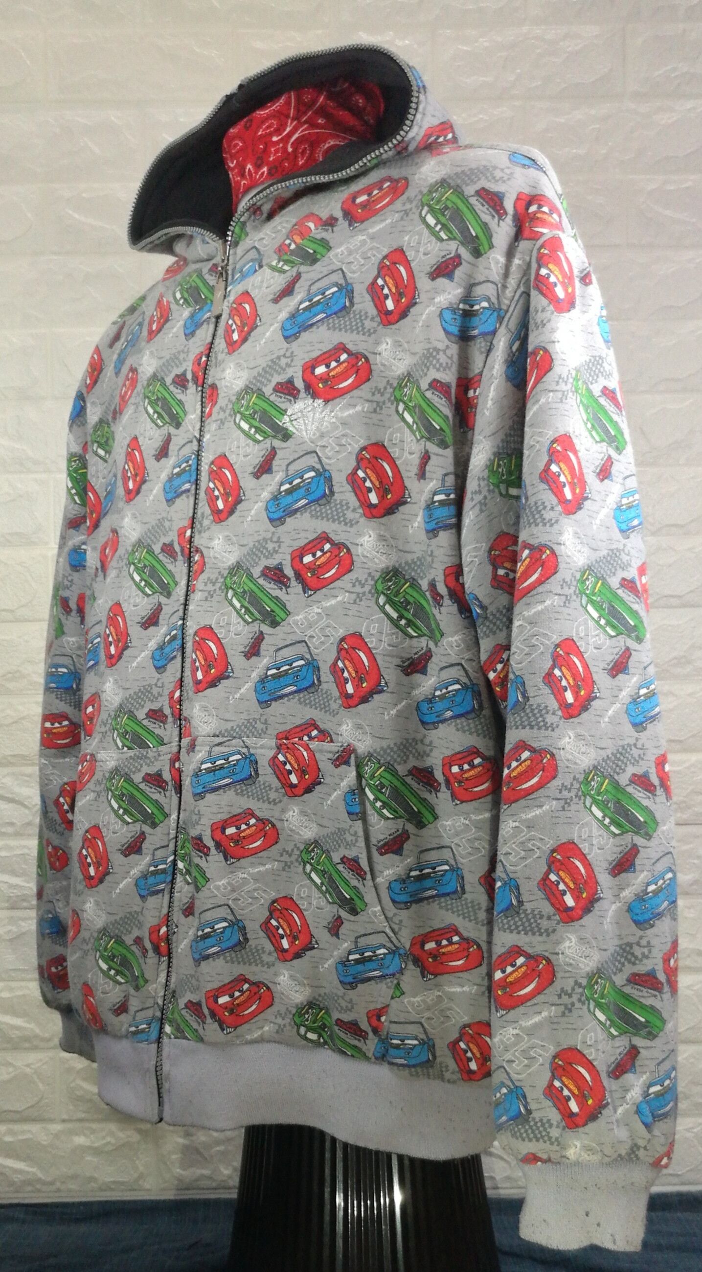 Cartoon Network Vintage Disney Pixar Car Reversible Hoodie Sweatshirts Size US XL / EU 56 / 4 - 4 Thumbnail