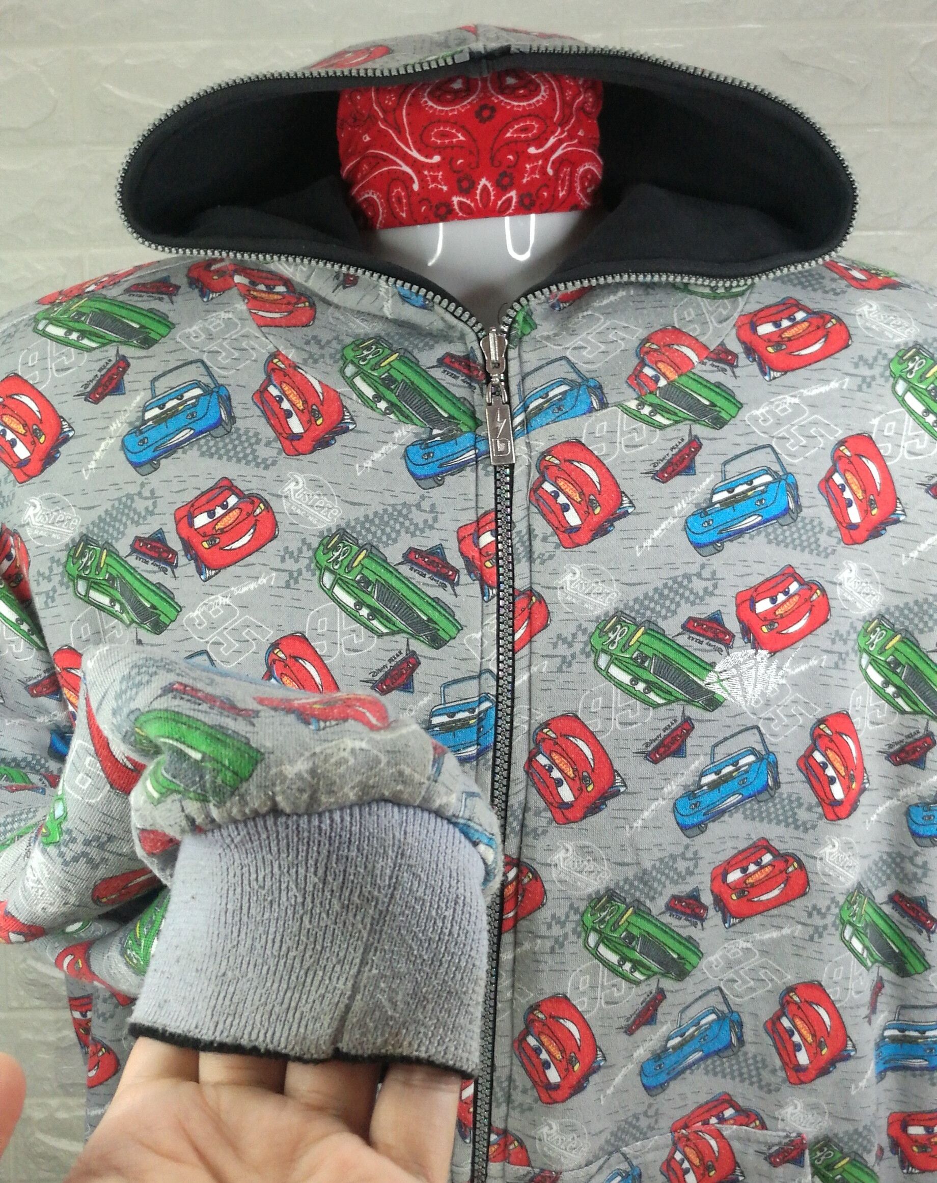 Cartoon Network Vintage Disney Pixar Car Reversible Hoodie Sweatshirts Size US XL / EU 56 / 4 - 6 Thumbnail