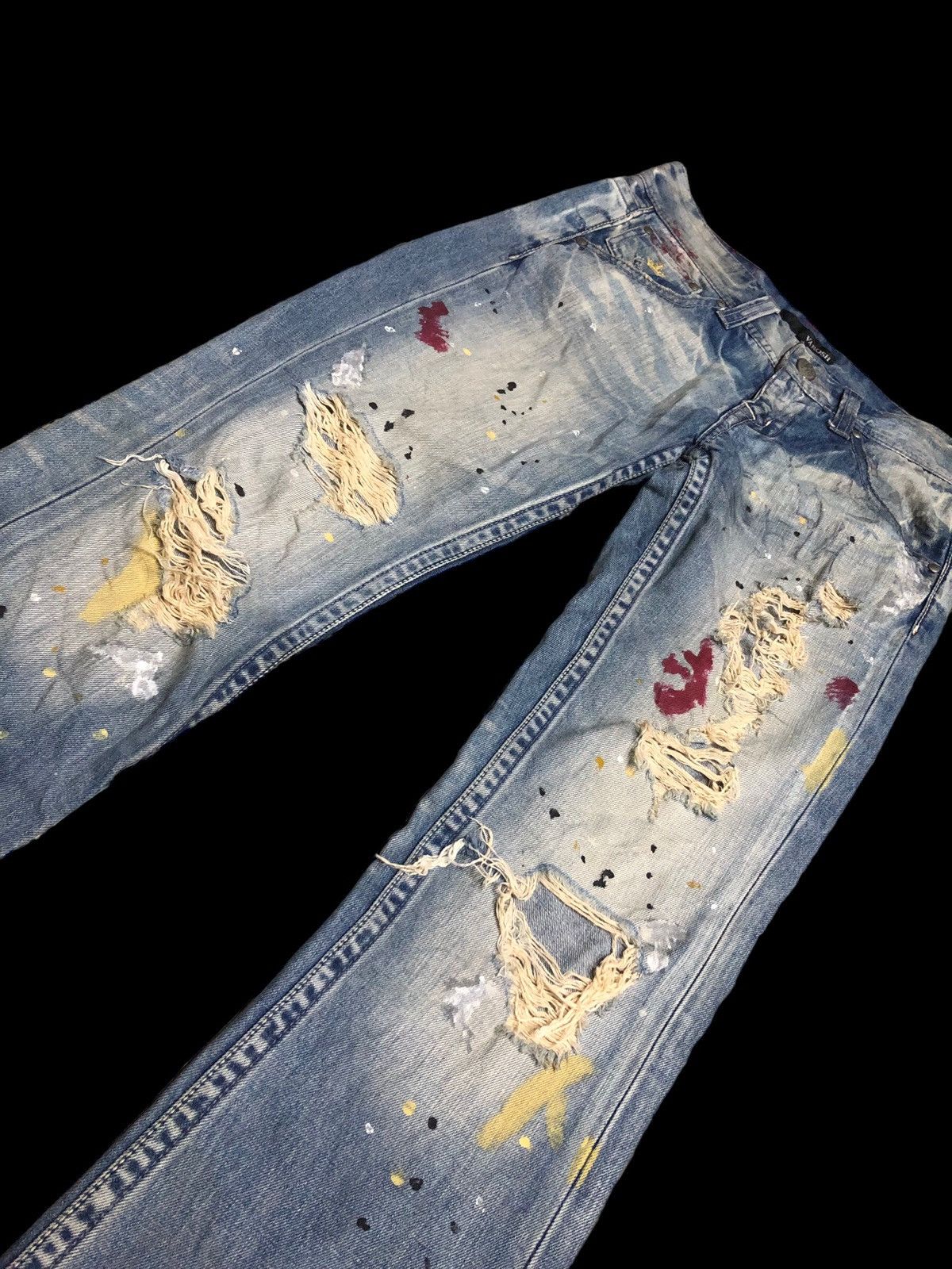 Other VAROSH SPLATTER DISTRESSED JEANS Size 30" / US 8 / IT 44 - 7 Thumbnail