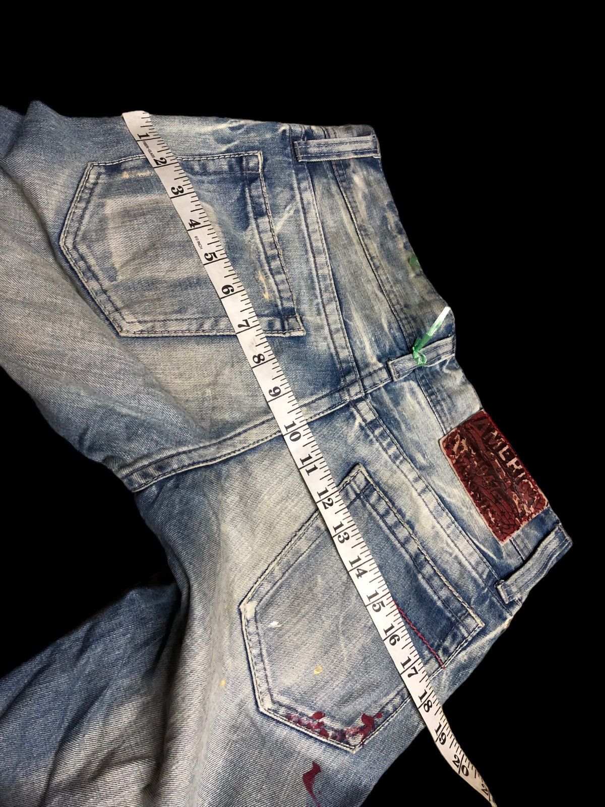 Other VAROSH SPLATTER DISTRESSED JEANS Size 30" / US 8 / IT 44 - 11 Thumbnail