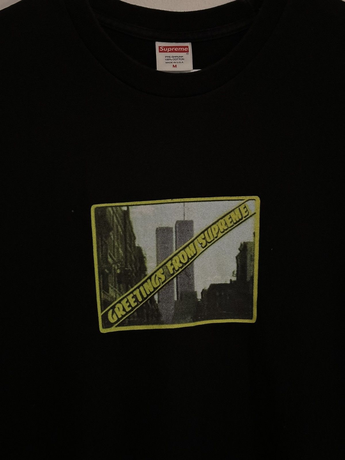 Supreme Supreme Greetings Tee Size US M / EU 48-50 / 2 - 2 Thumbnail