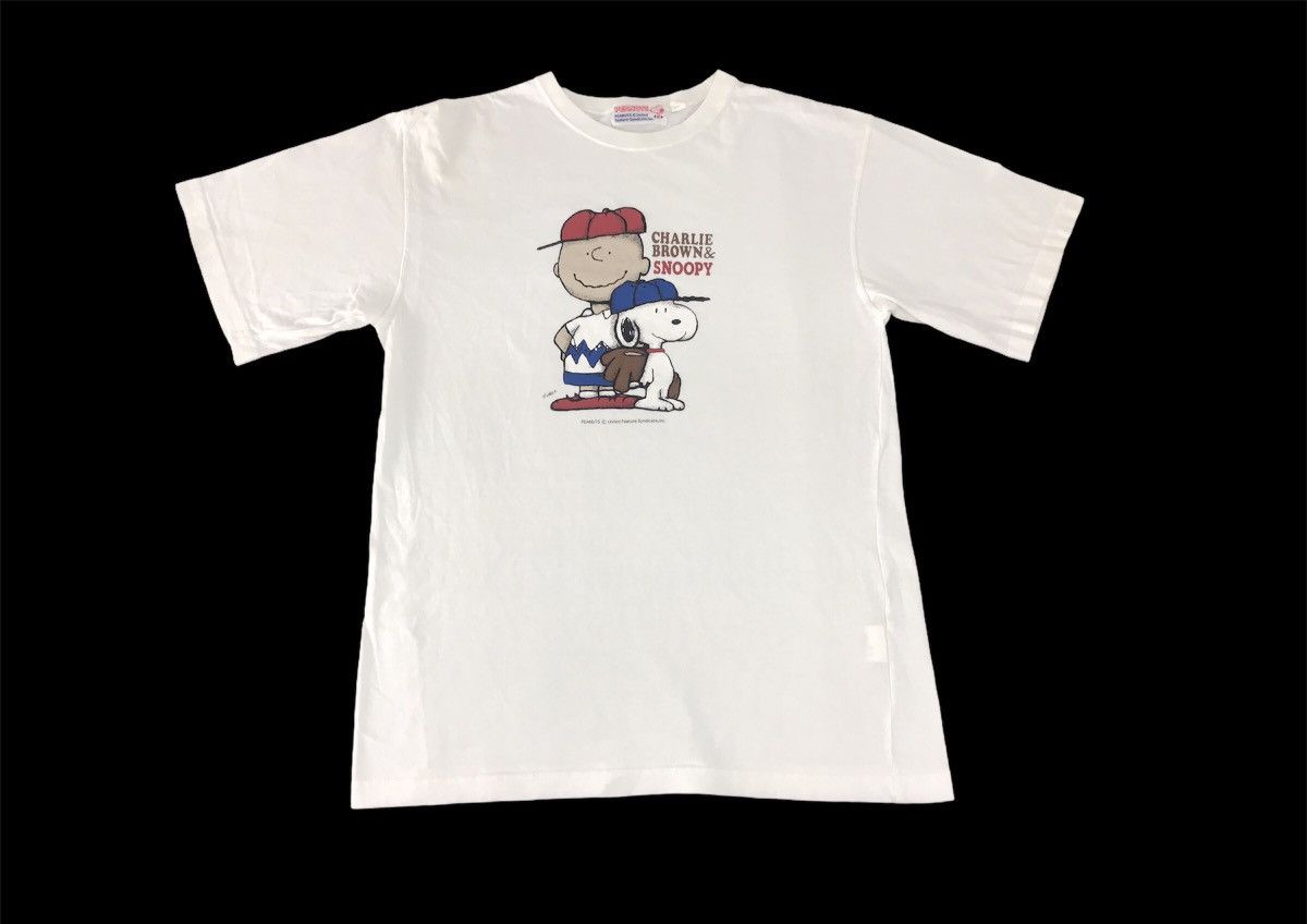 image of Peanuts & Charlie Brown Schulz Tee Printed in White, Men's (Size Medium)