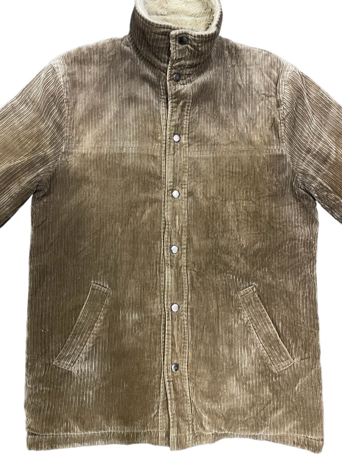 Japanese Brand Japanese Brand Corduroy Faux Fur Lining Chore Jacket Size US M / EU 48-50 / 2 - 6 Thumbnail