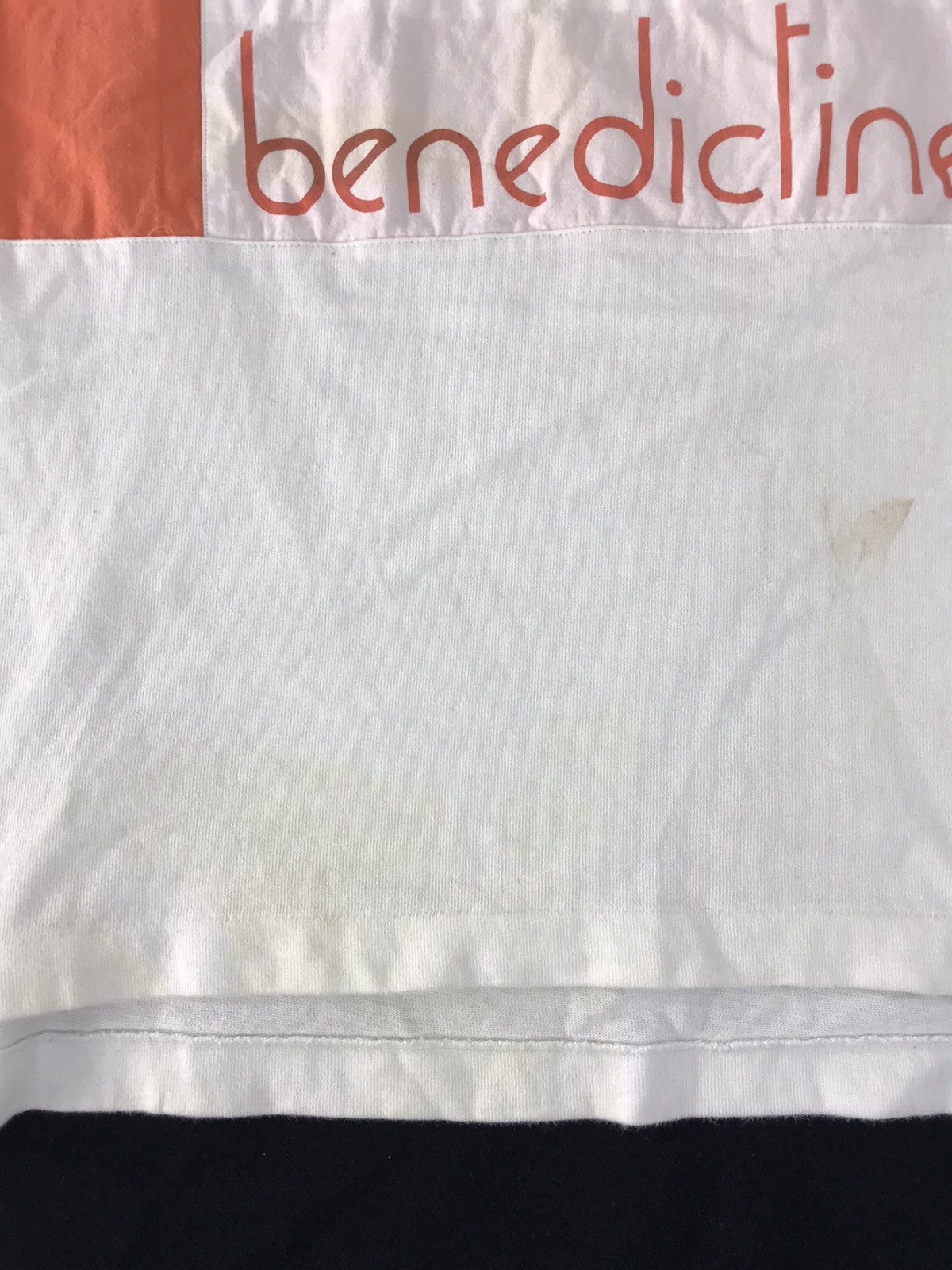 Japanese Brand × Vintage French Vintage Sport Benedictine Colour Block Polo Tee Size US L / EU 52-54 / 3 - 10 Thumbnail
