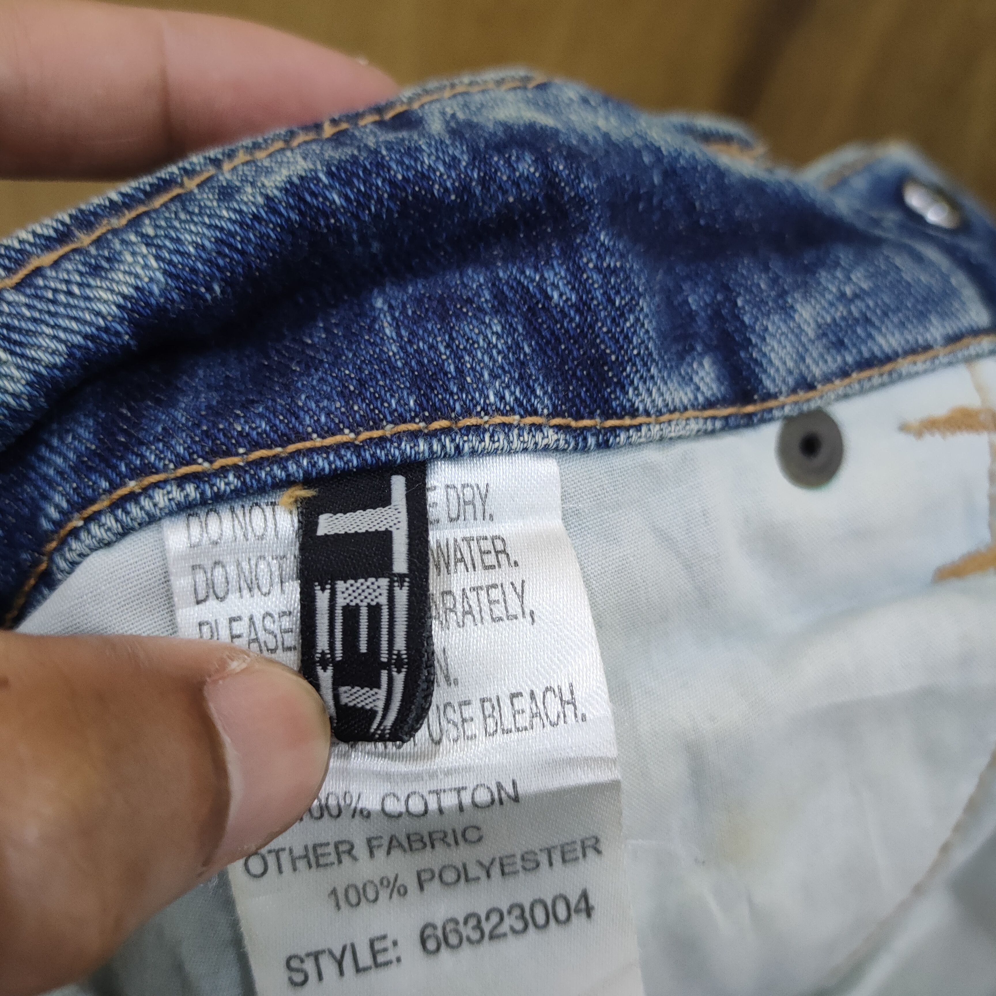 Japanese Brand DISTRESSED DENIM TETTSUP JEANS FADED RIPPED PANTS Size US 28 / EU 44 - 14 Thumbnail