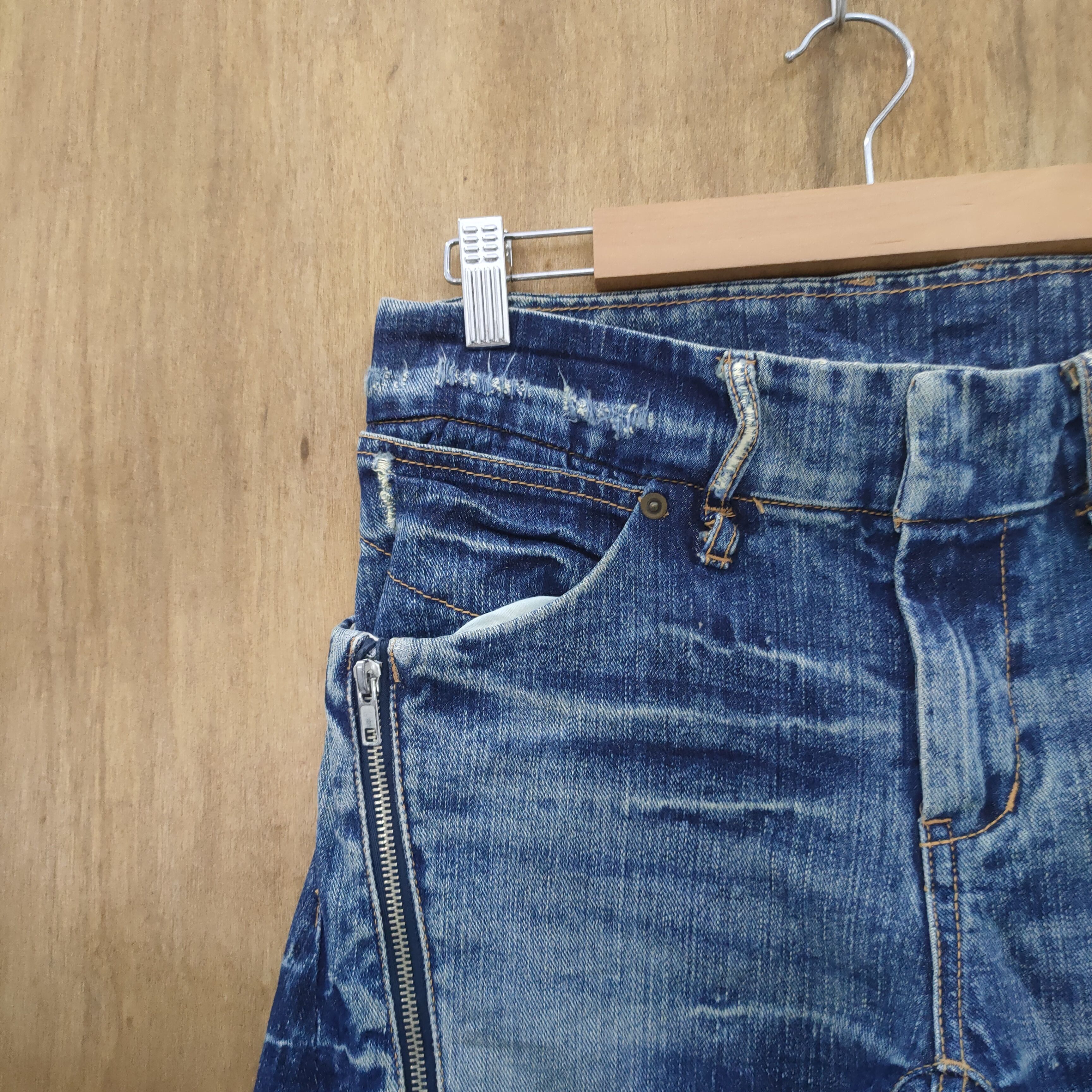 Japanese Brand DISTRESSED DENIM TETTSUP JEANS FADED RIPPED PANTS Size US 28 / EU 44 - 7 Thumbnail