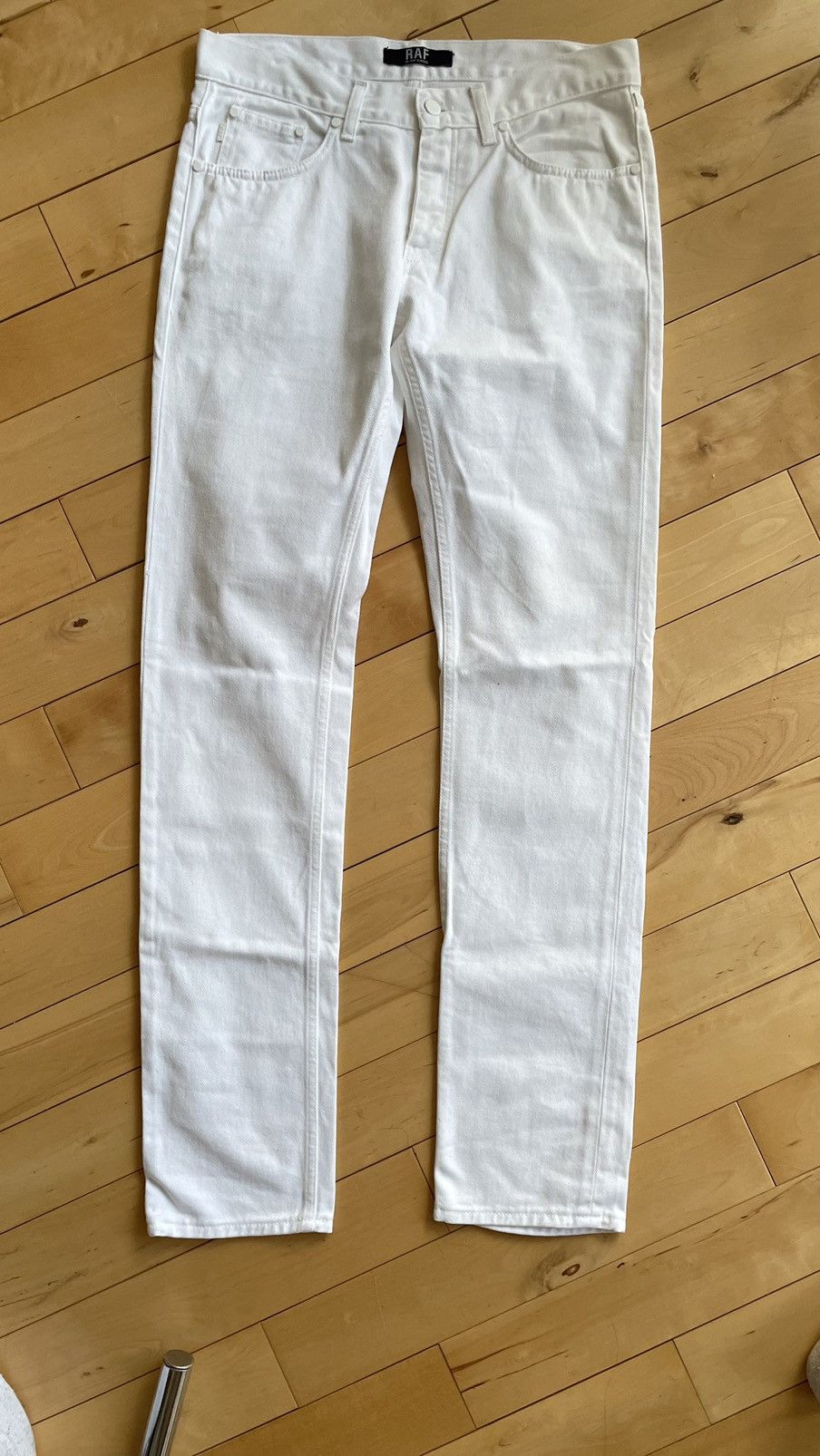 Raf Simons 06' White Denims Size US 32 / EU 48 - 1 Thumbnail