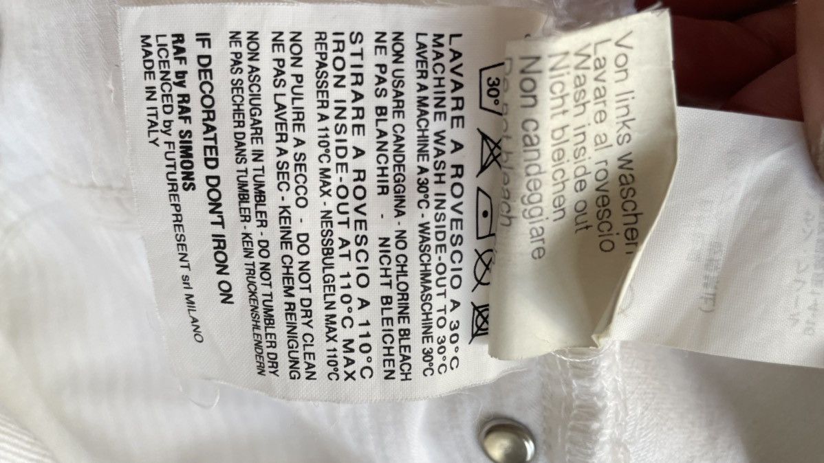 Raf Simons 06' White Denims Size US 32 / EU 48 - 4 Thumbnail
