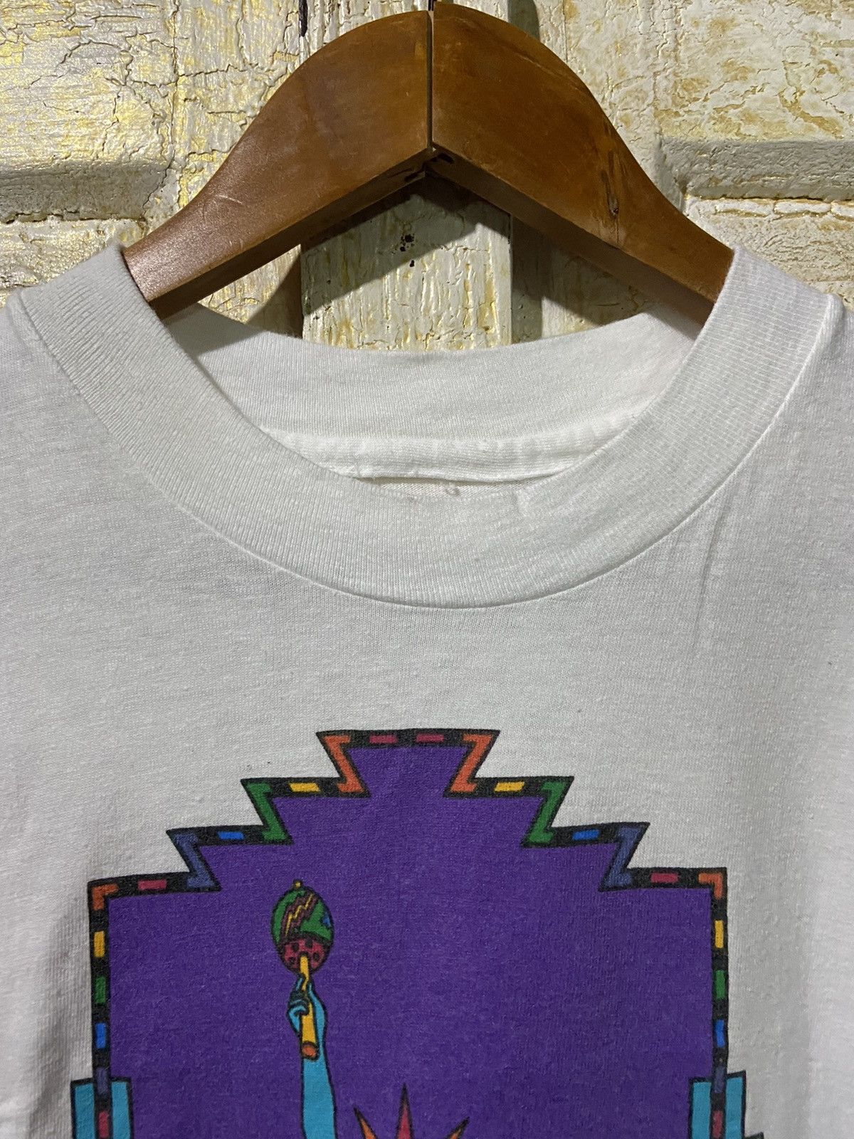 Fuck Art, Make Tees × Vintage 80s Art Tavlos Artist Ms.liberty kachina mana and friend M L Size US L / EU 52-54 / 3 - 6 Thumbnail