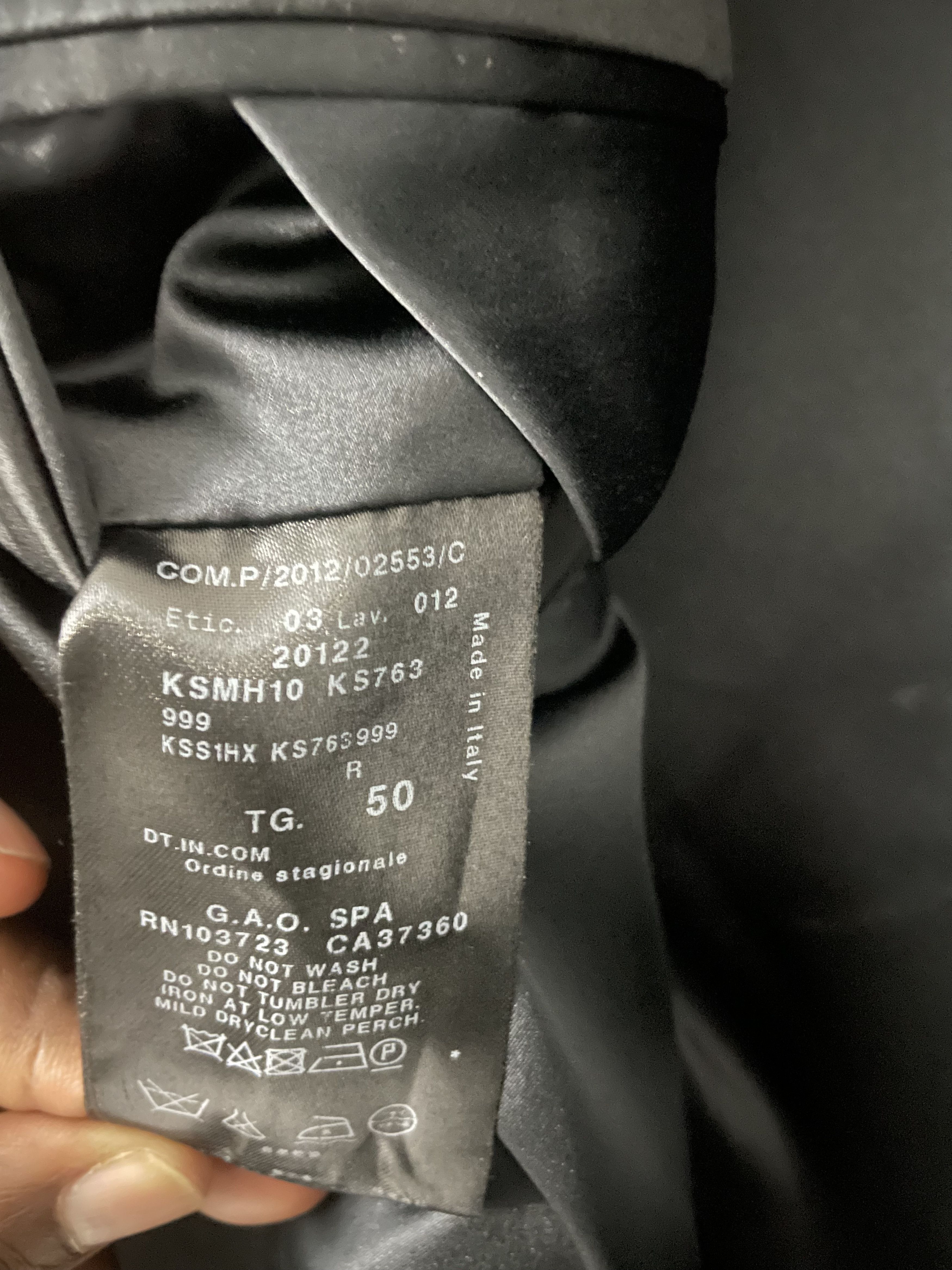 Giorgio Armani Armani Double Breasted Shawl Blazer Size 40R - 5 Thumbnail
