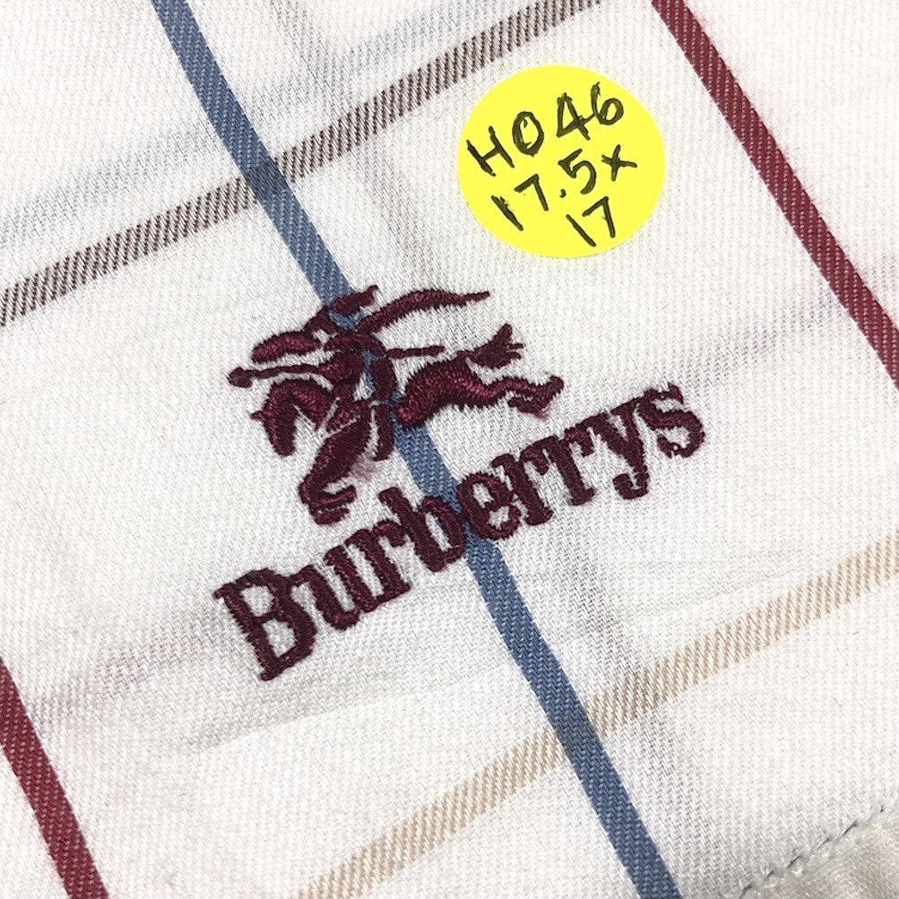 Burberry Burberrys Designer Checkered Handkerchief Pocketsquare Size ONE SIZE - 6 Thumbnail