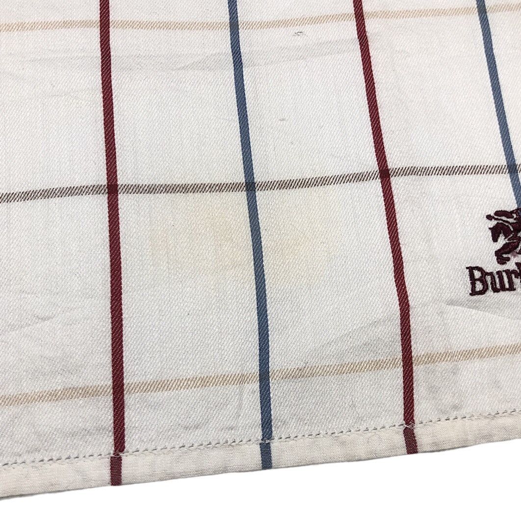 Burberry Burberrys Designer Checkered Handkerchief Pocketsquare Size ONE SIZE - 4 Thumbnail