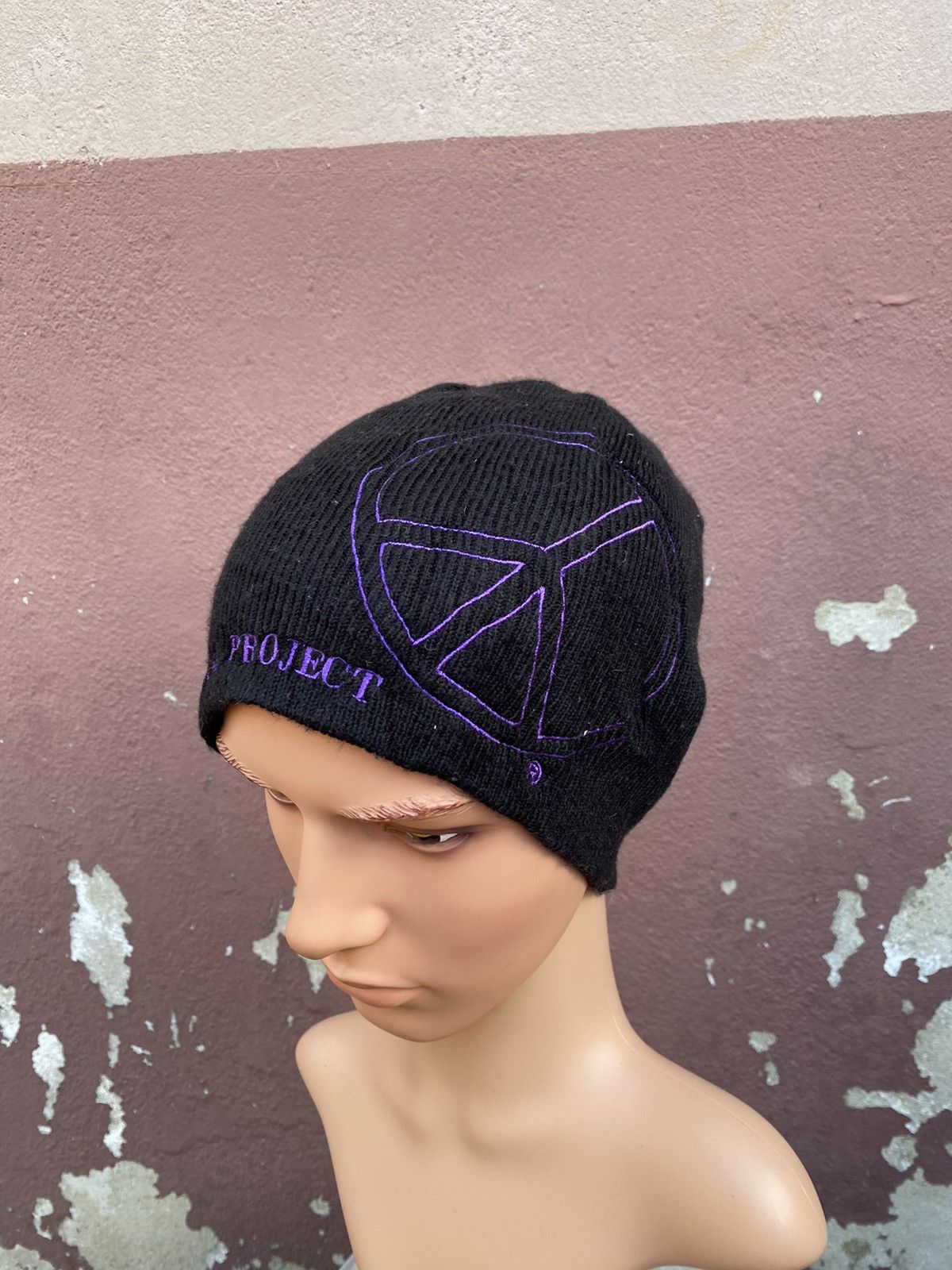 Japanese Brand Peace Project Beanie Hat Size ONE SIZE - 2 Thumbnail