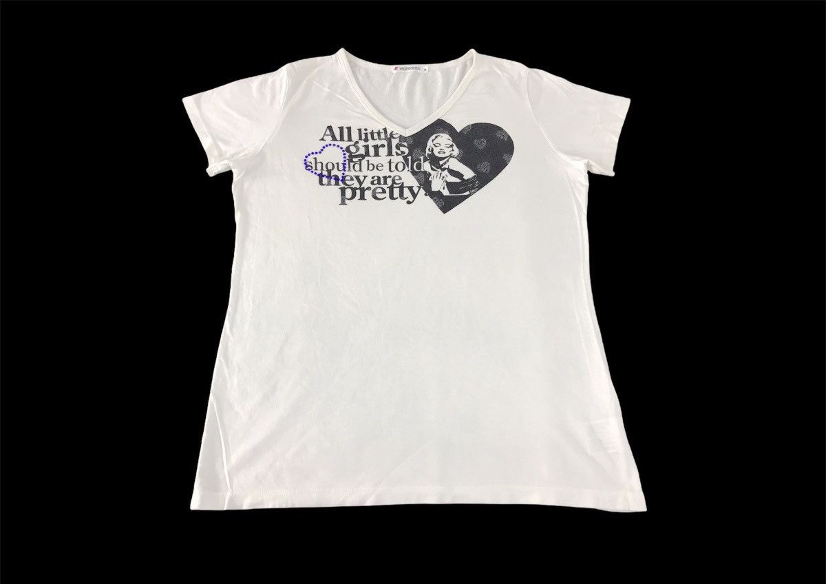 Japanese Brand × Vintage All The Girl Are Pretty Marilyn Monroe T-shirt Tee Big Logo Size US M / EU 48-50 / 2 - 1 Thumbnail