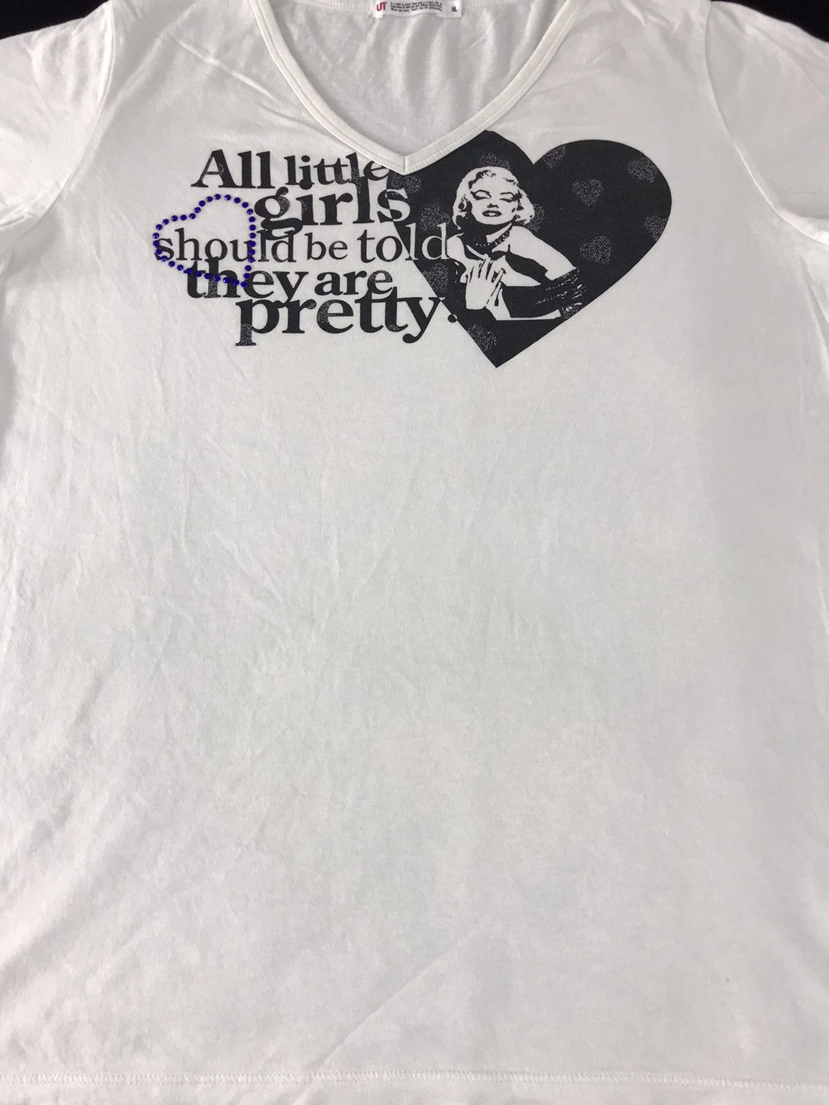 Japanese Brand × Vintage All The Girl Are Pretty Marilyn Monroe T-shirt Tee Big Logo Size US M / EU 48-50 / 2 - 3 Thumbnail