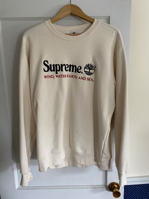 Supreme SS20 Supreme x Timberland Natural Crewneck L | Grailed