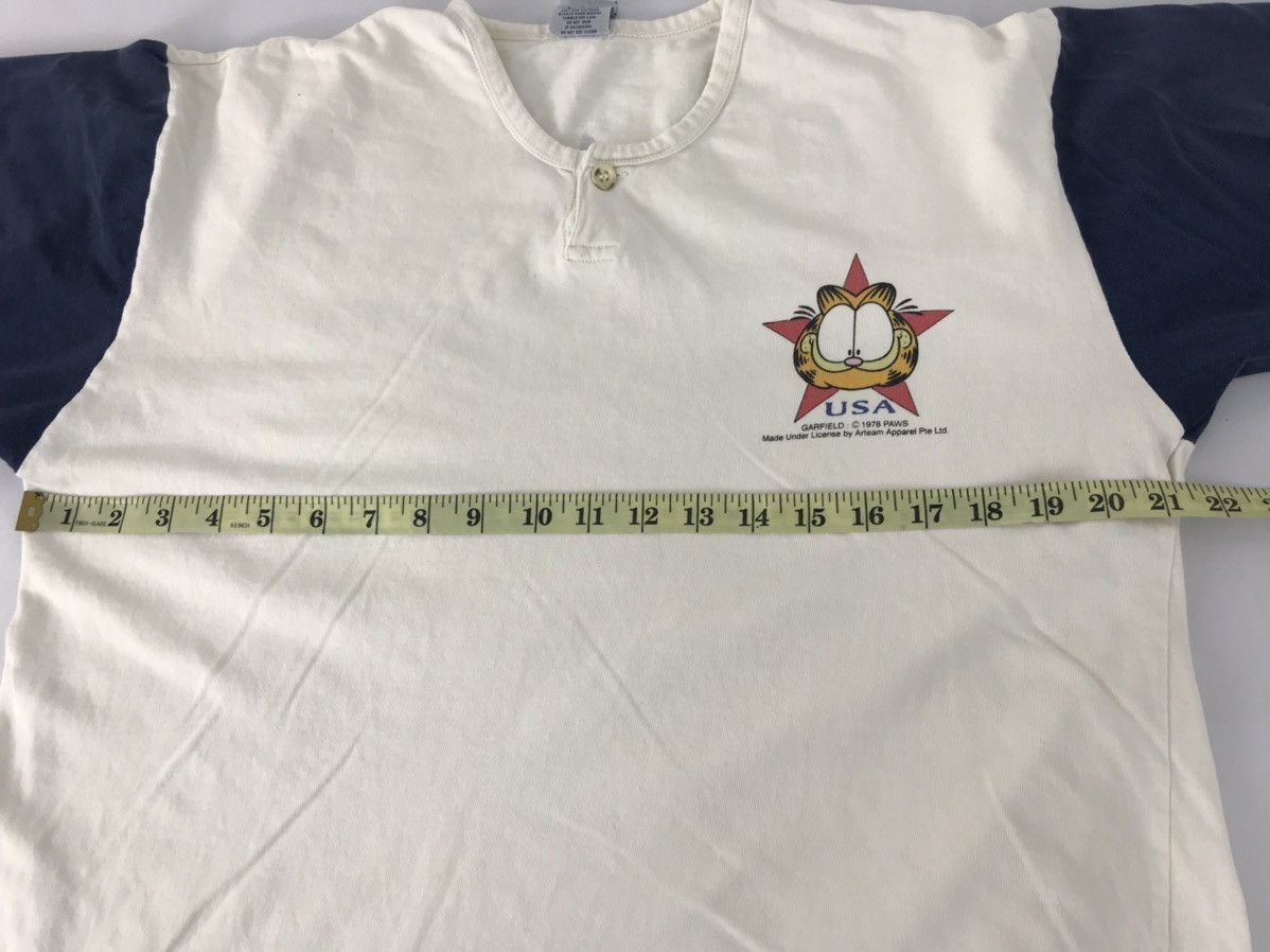 Vintage Vintage 90s Garfield Bored In The Usa Big Logo T-shirt Size US L / EU 52-54 / 3 - 6 Thumbnail