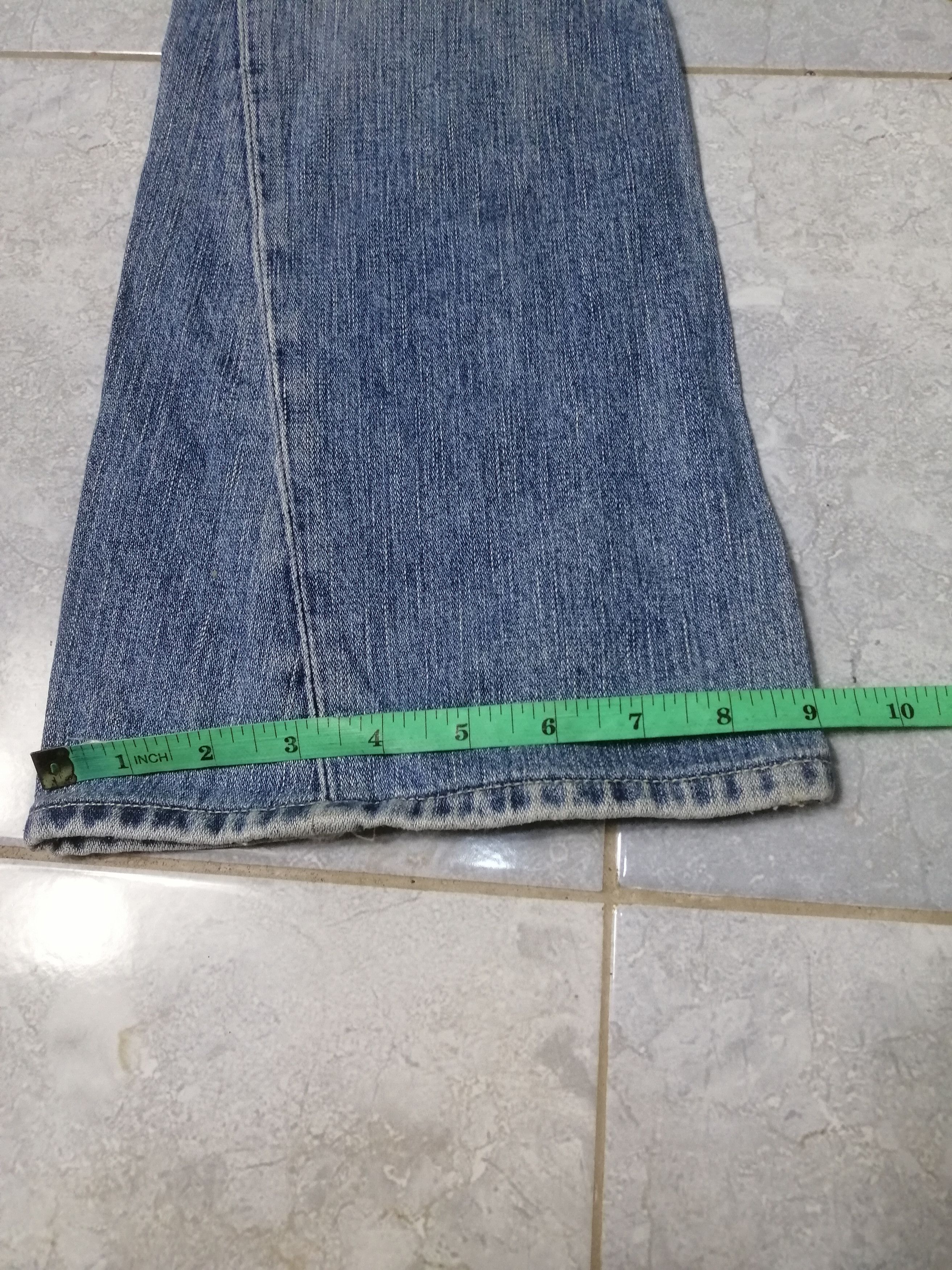 True Religion × Vintage Vintage True Religion Distressed Bootcut Jeans Size US 30 / EU 46 - 13 Thumbnail
