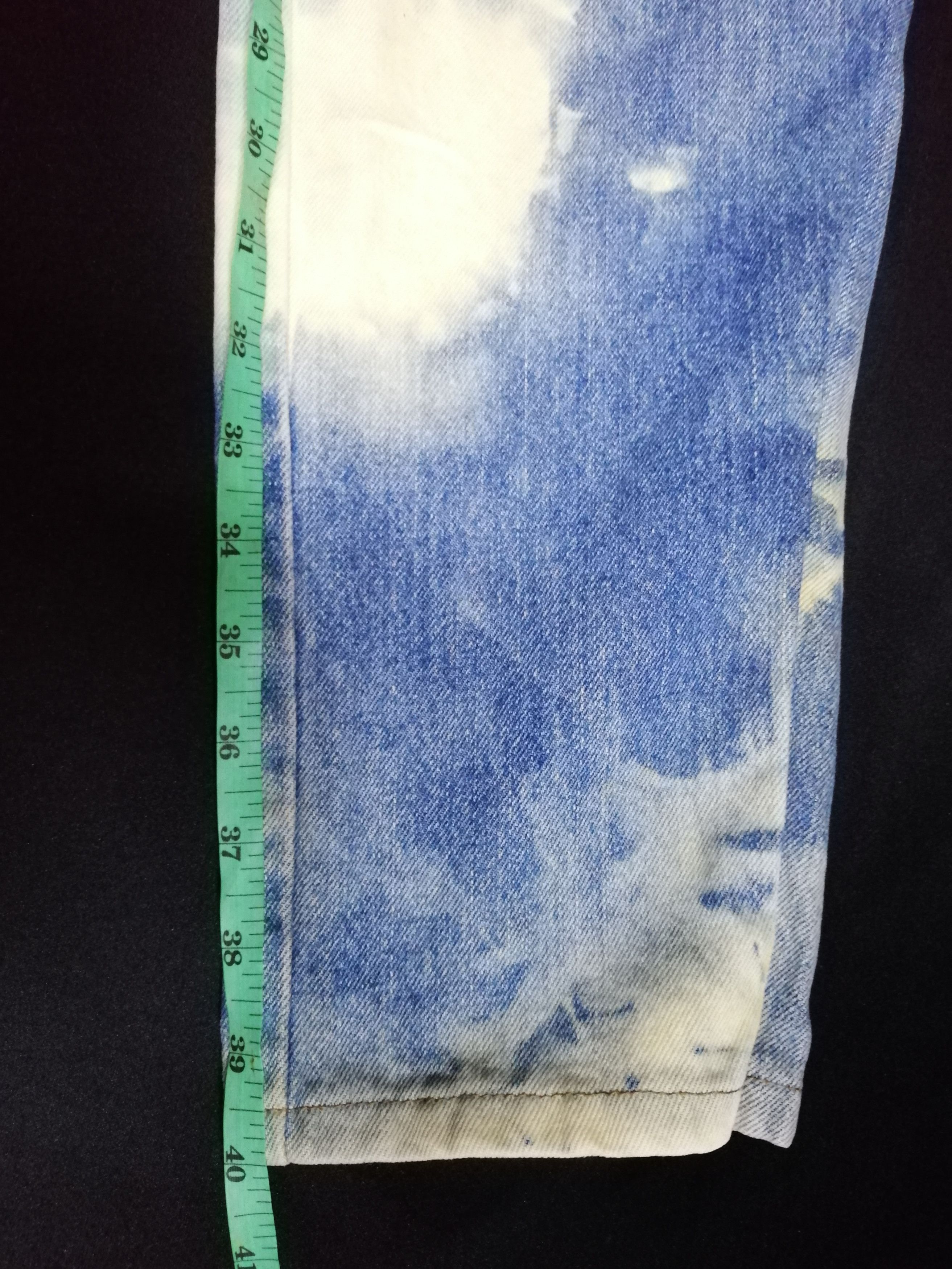 Japanese Brand Carrot Denim Acid Wash Slim Fim Size US 30 / EU 46 - 6 Thumbnail
