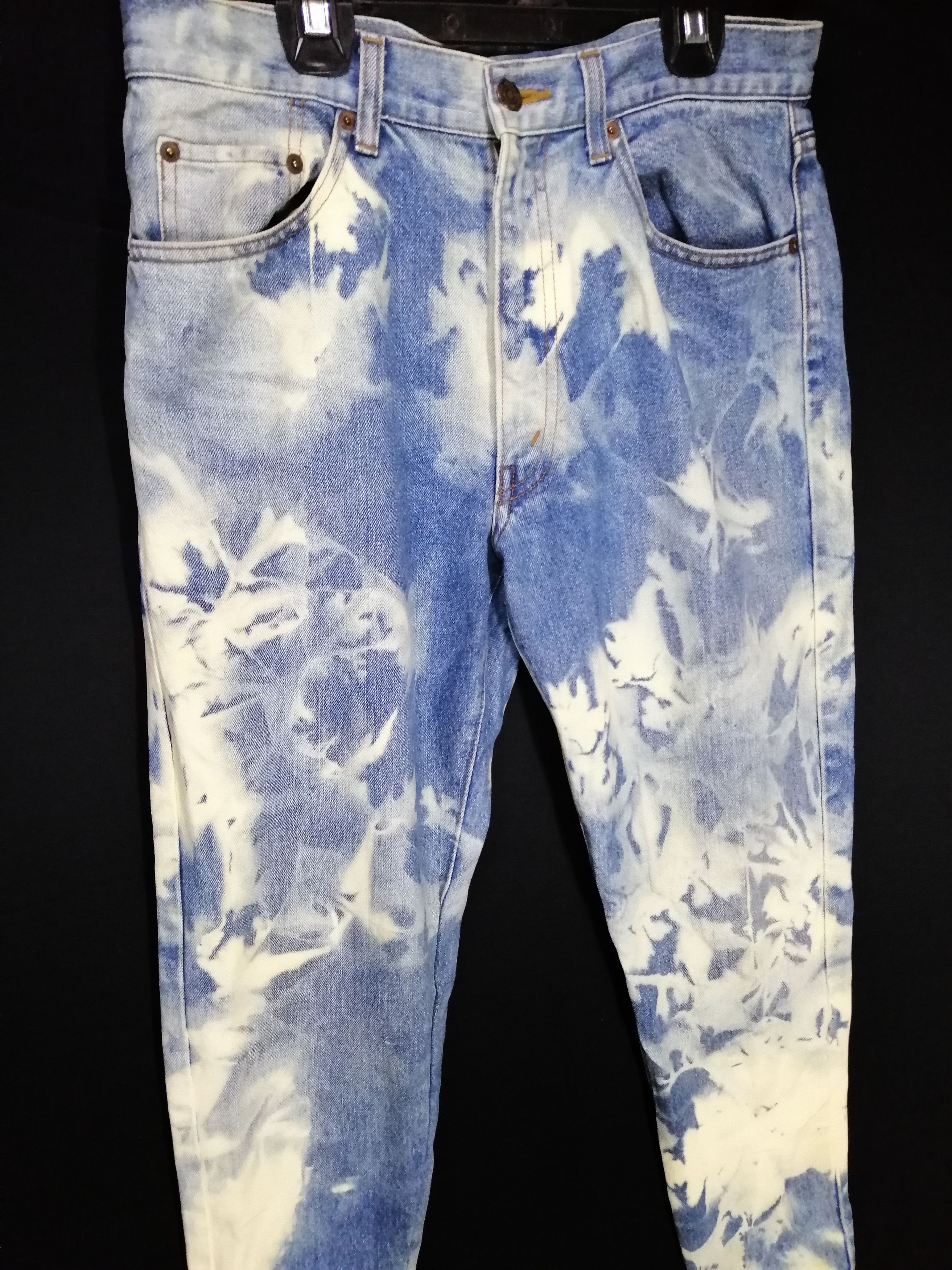 Japanese Brand Carrot Denim Acid Wash Slim Fim Size US 30 / EU 46 - 2 Thumbnail