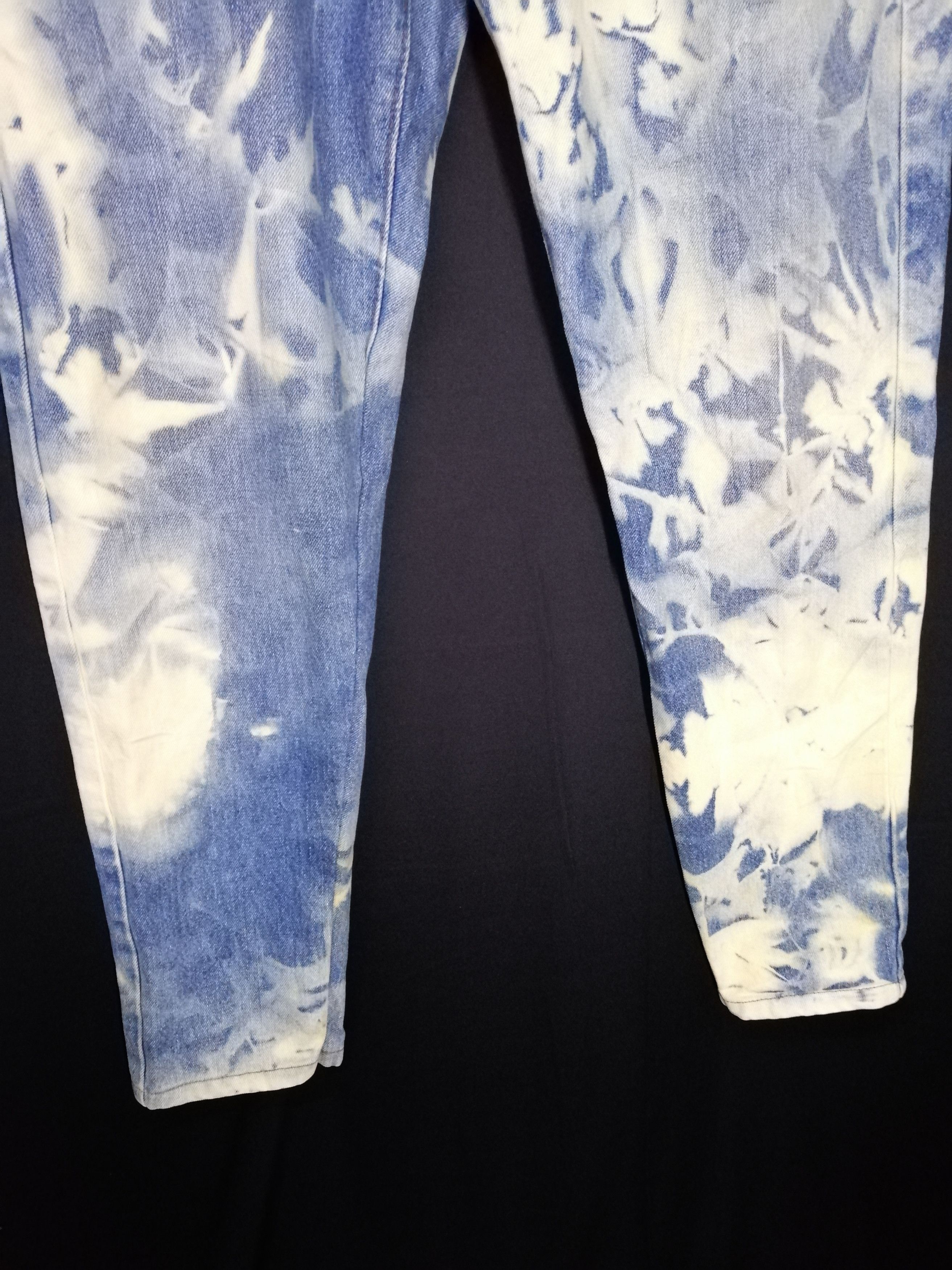 Japanese Brand Carrot Denim Acid Wash Slim Fim Size US 30 / EU 46 - 3 Thumbnail