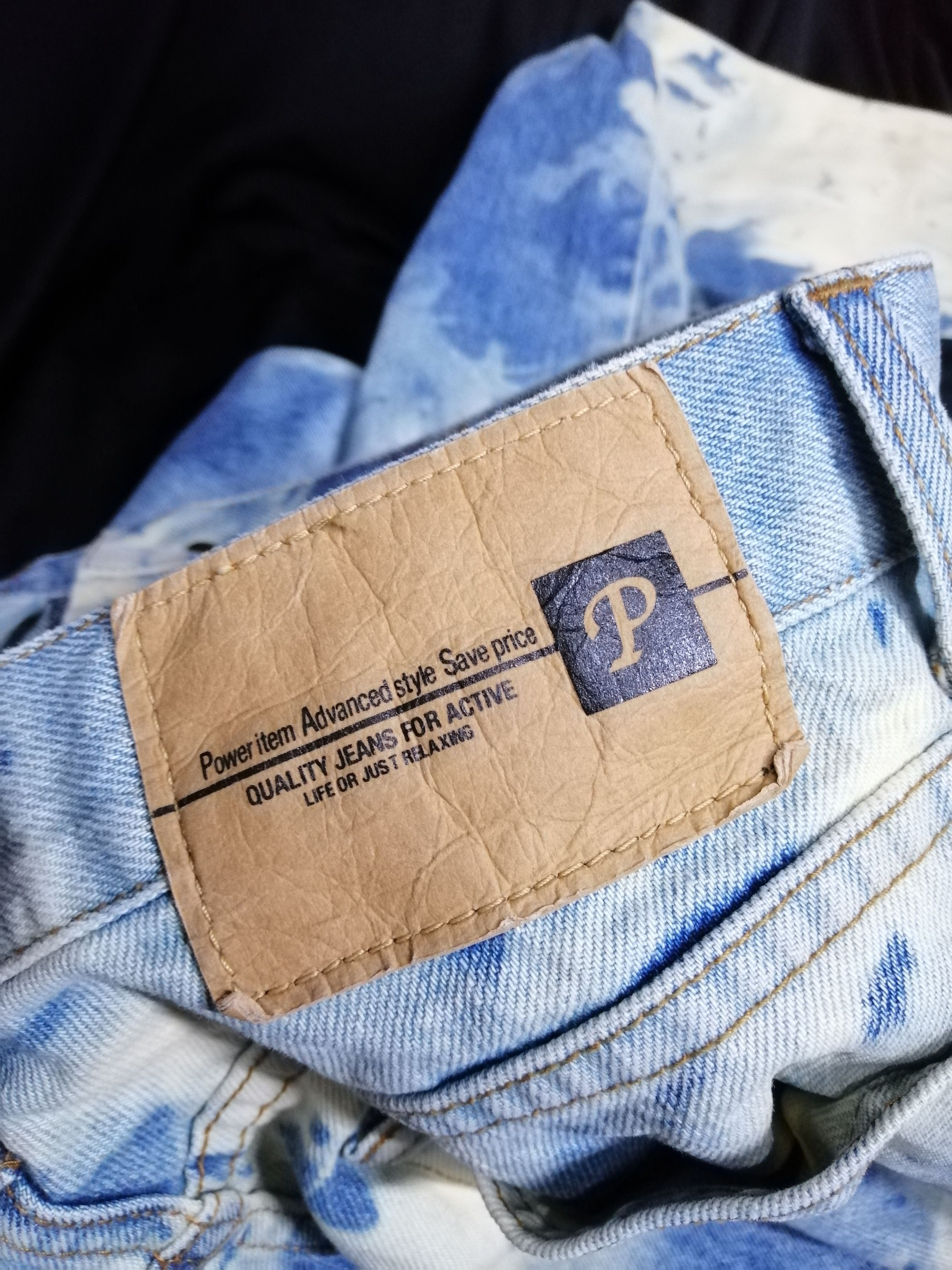 Japanese Brand Carrot Denim Acid Wash Slim Fim Size US 30 / EU 46 - 10 Thumbnail