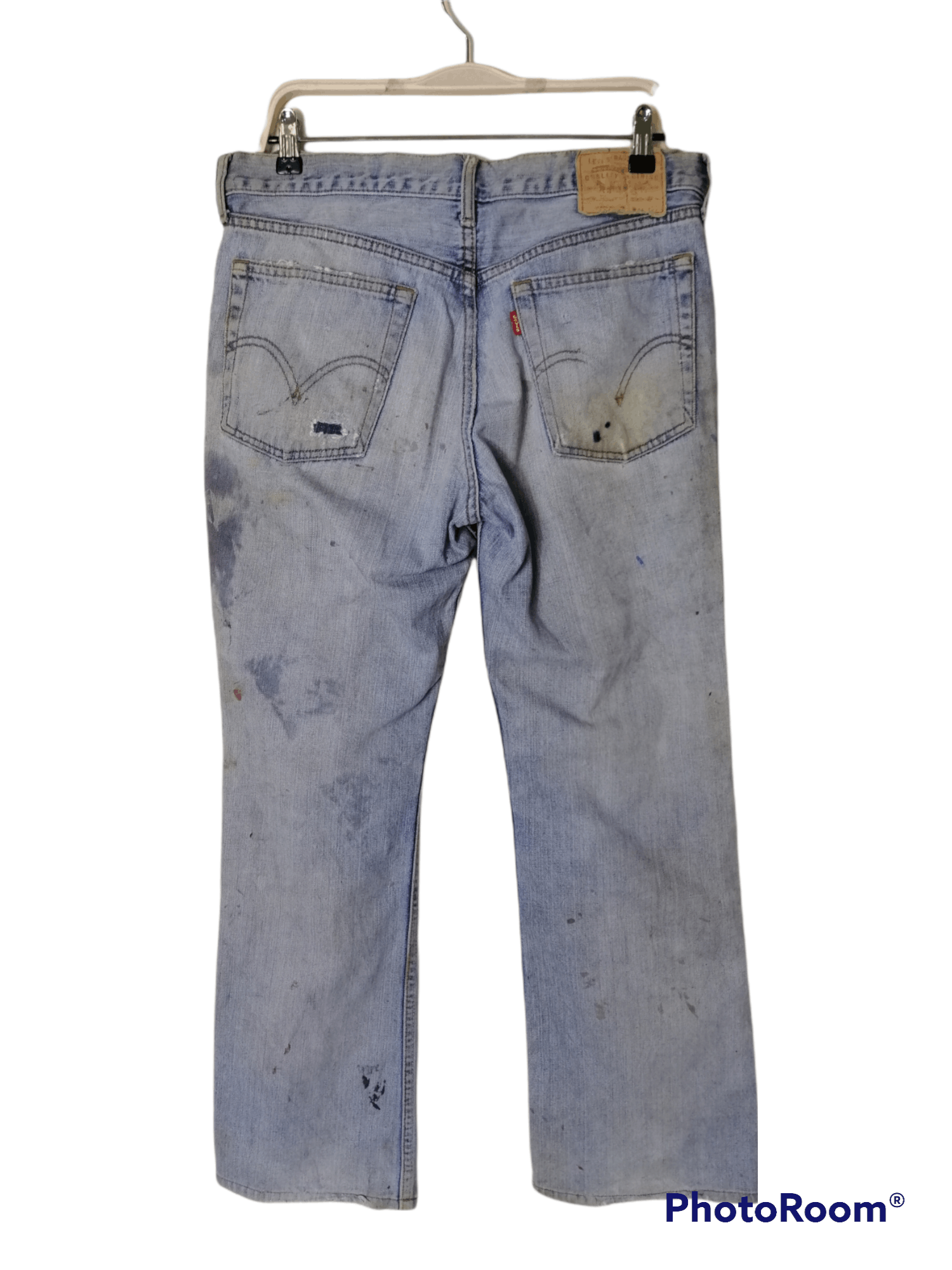 Levi's Vintage Clothing Levi’s 517 Painted Distressed Patches Boro Ripped Destroy Size US 34 / EU 50 - 4 Thumbnail
