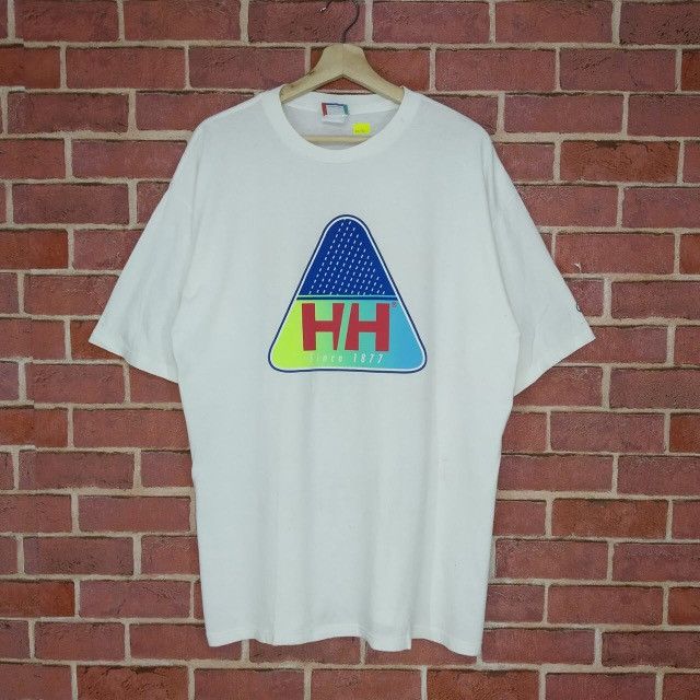 Helly Hansen Vintage Helly Hansen Sports Gear Colurful Logo T-shirt Size US L / EU 52-54 / 3 - 1 Thumbnail