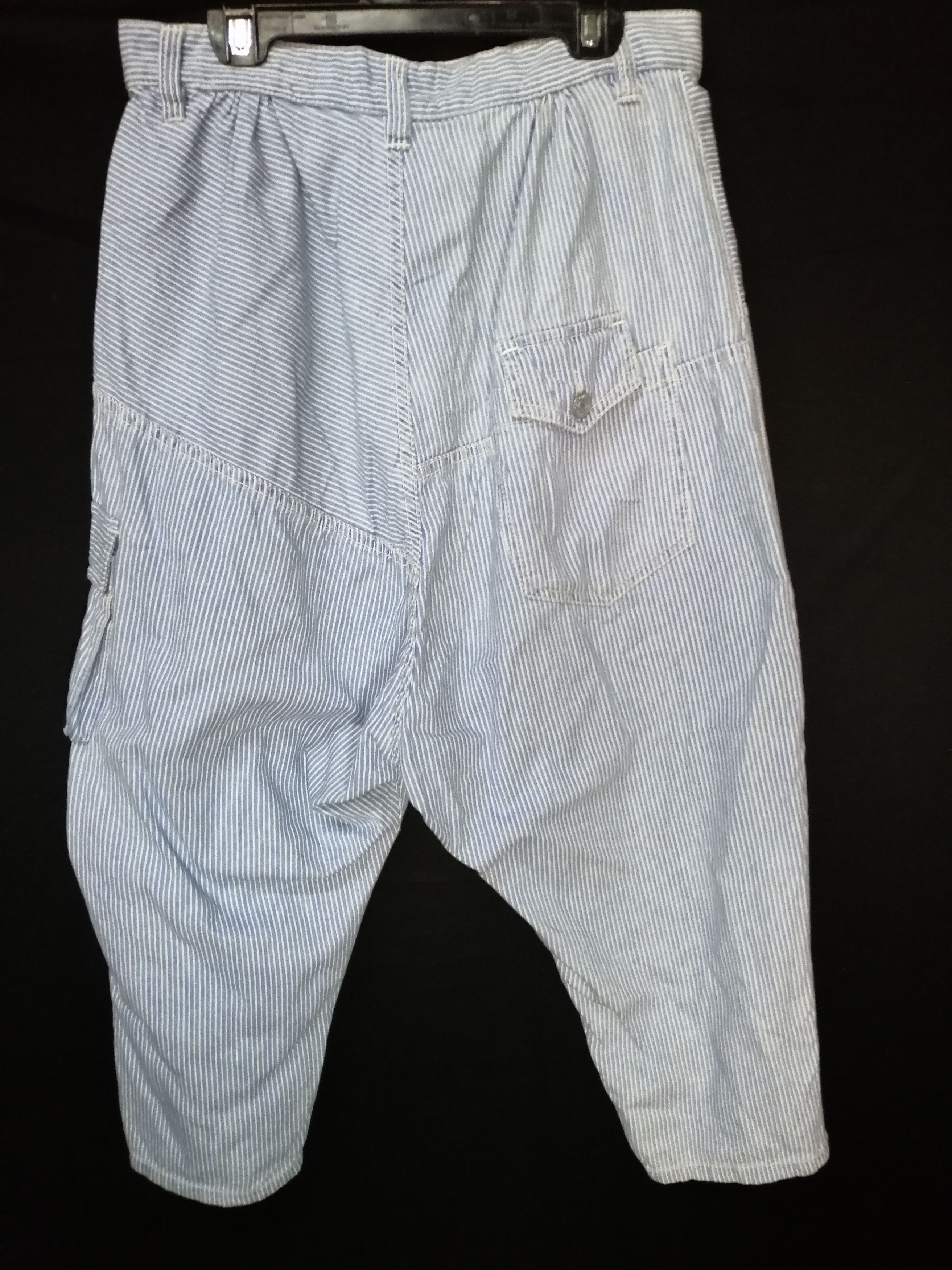 Issey Miyake × Japanese Brand Sunaokuwahara Crop Hickory Crop Pant Size US 28 / EU 44 - 4 Thumbnail