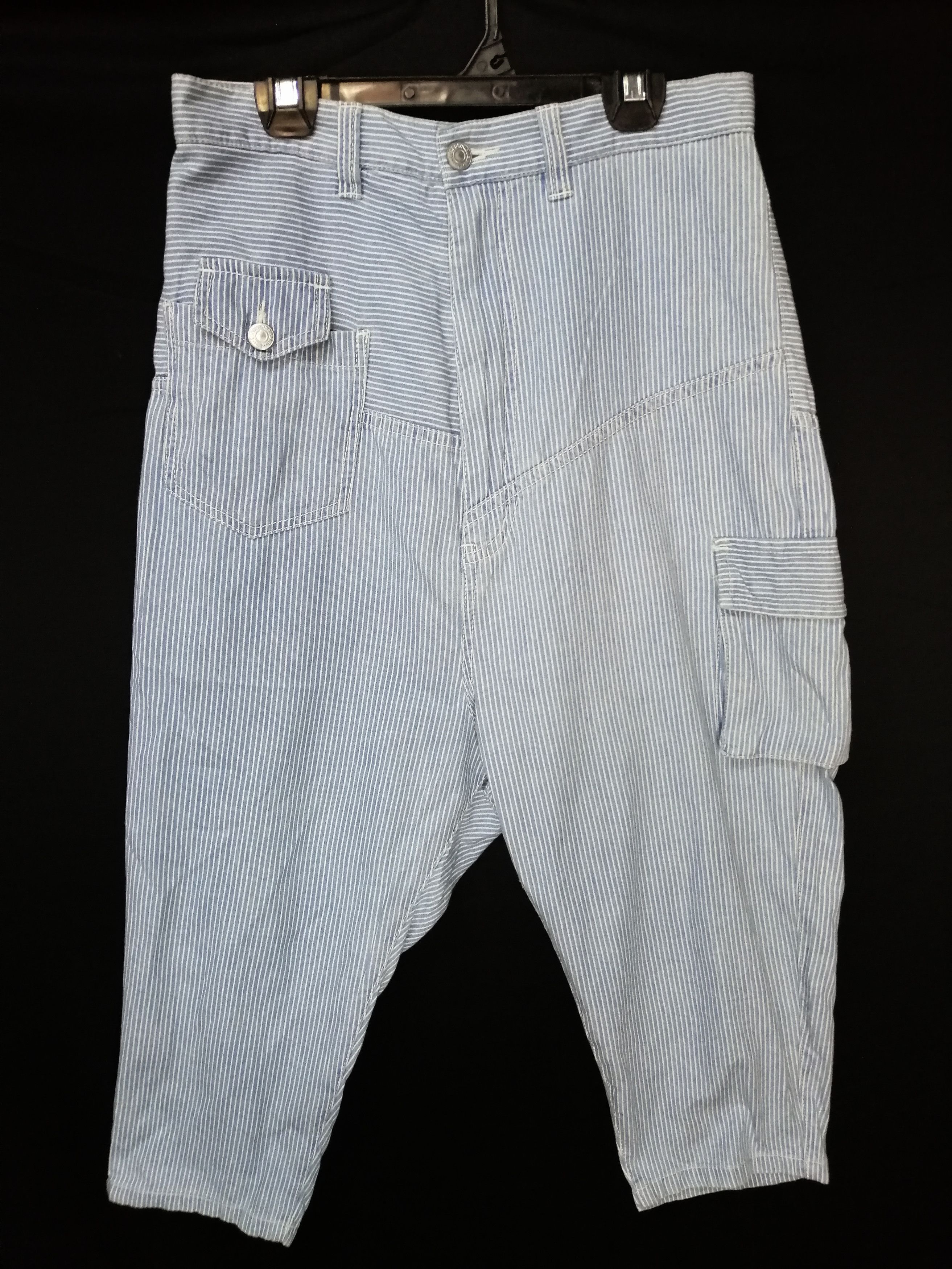 Issey Miyake × Japanese Brand Sunaokuwahara Crop Hickory Crop Pant Size US 28 / EU 44 - 1 Thumbnail