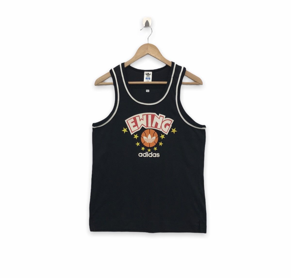 Adidas × Vintage *Rare!! Vintage Adidas Ewing Tank top Sleeve Less Tee Size US S / EU 44-46 / 1 - 1 Thumbnail