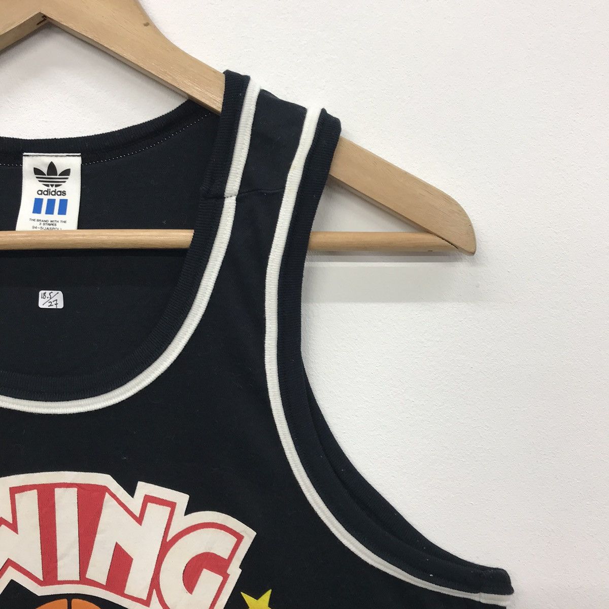 Adidas × Vintage *Rare!! Vintage Adidas Ewing Tank top Sleeve Less Tee Size US S / EU 44-46 / 1 - 4 Thumbnail